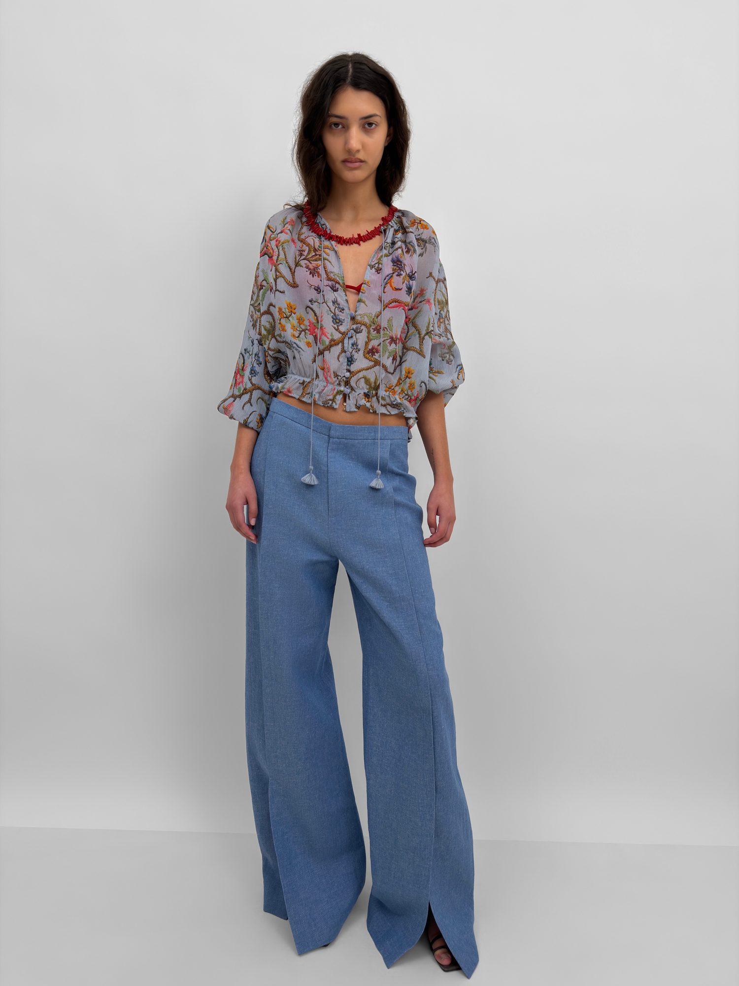 The Piper blouse in Trailing