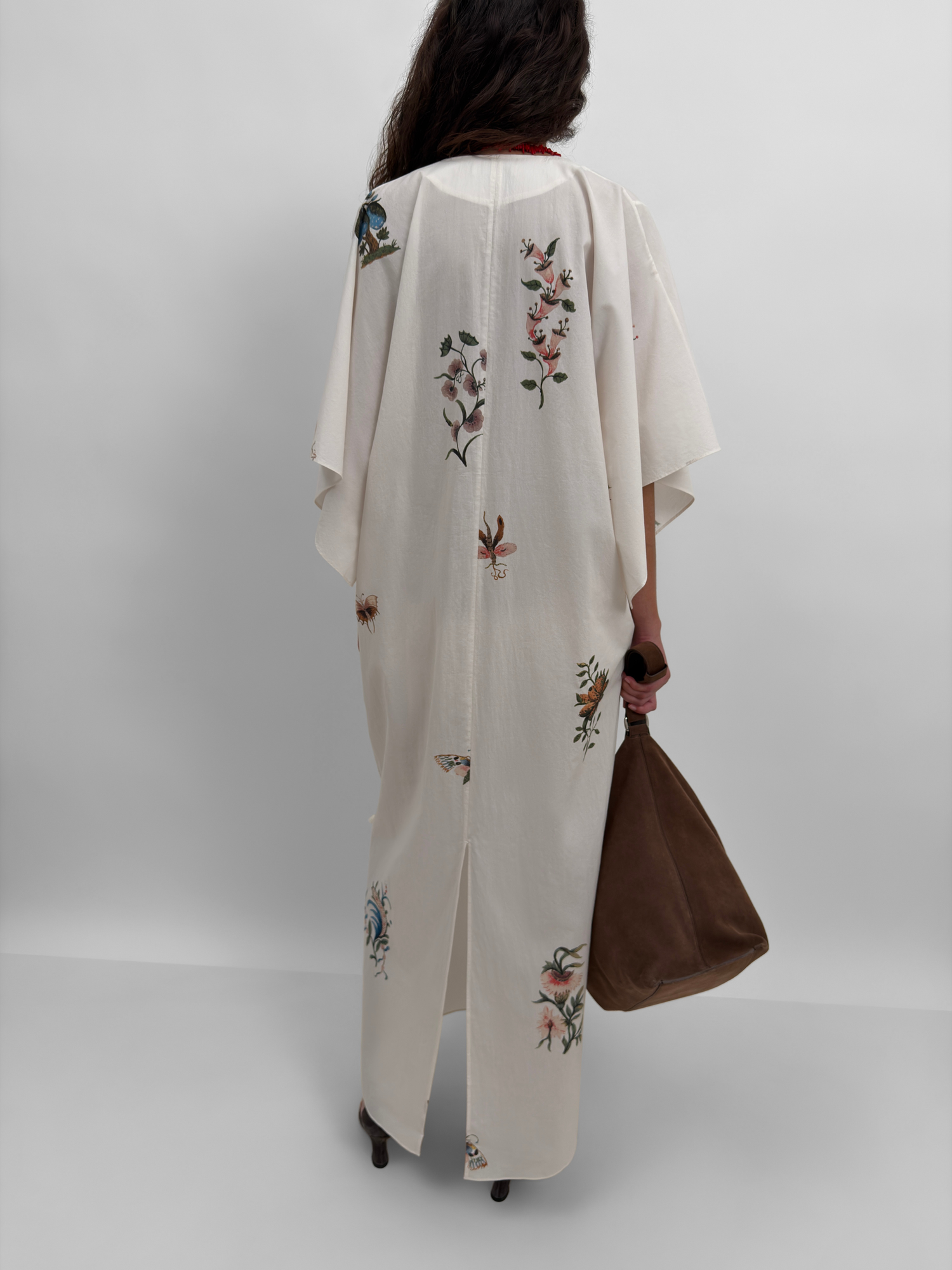 The Begonia poplin cotton maxi dress in Duchess