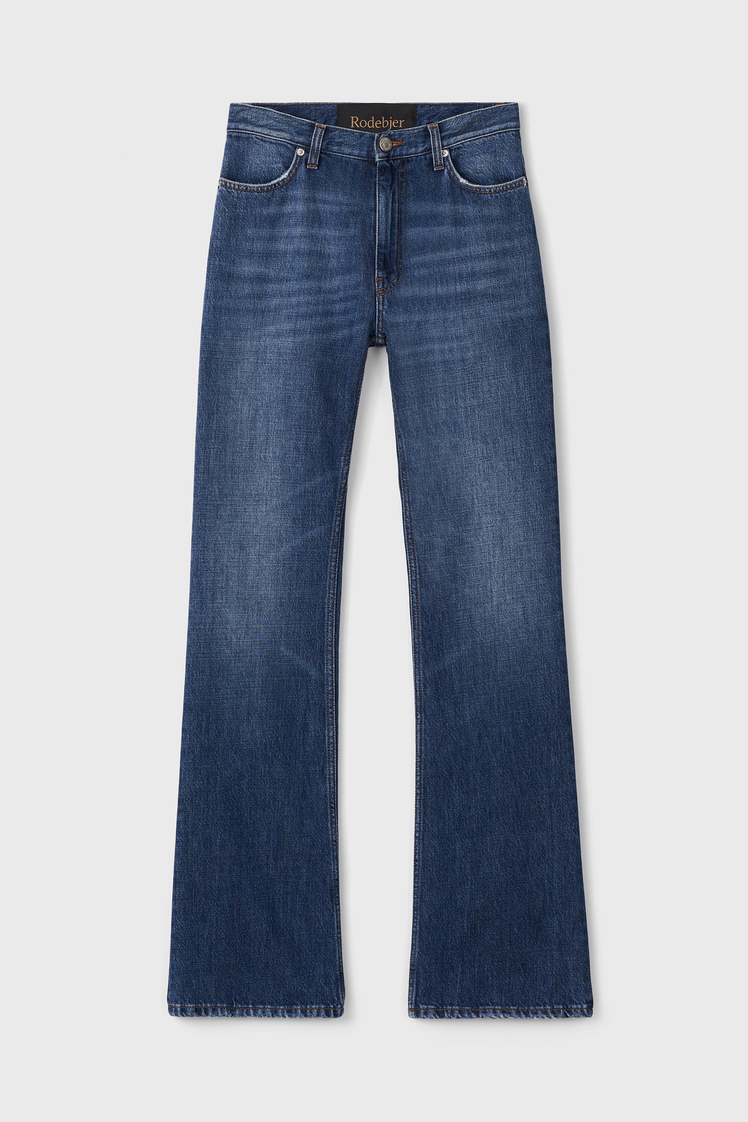 Extended flare denim
