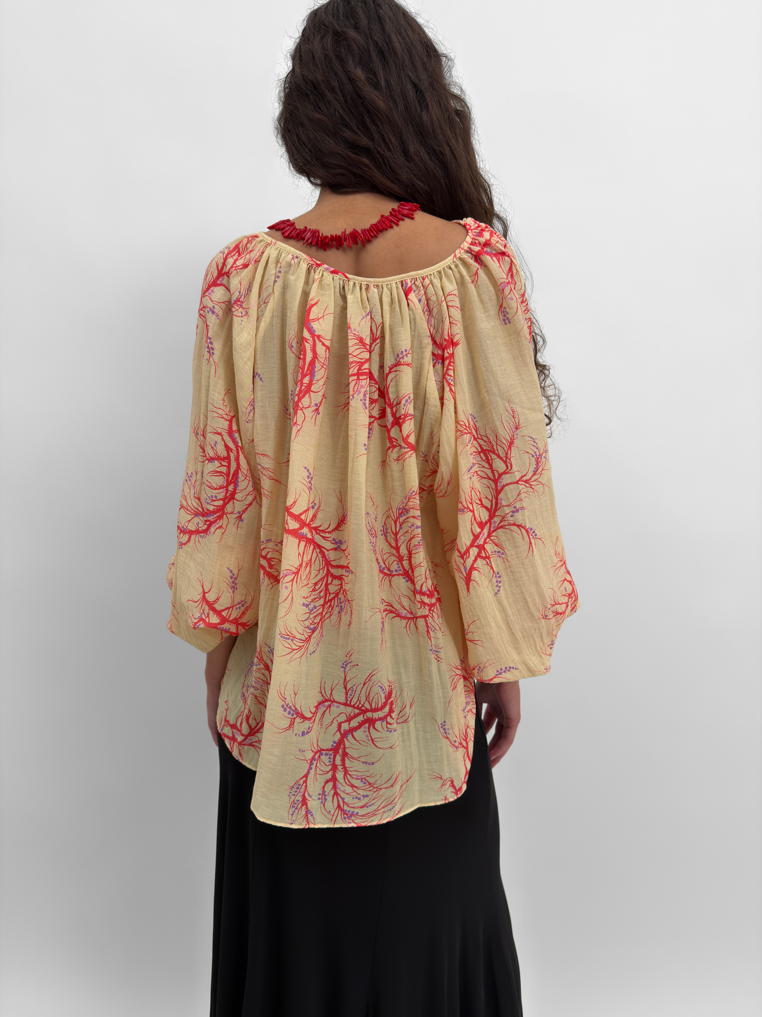 The Phoebe blouse in Seaweed