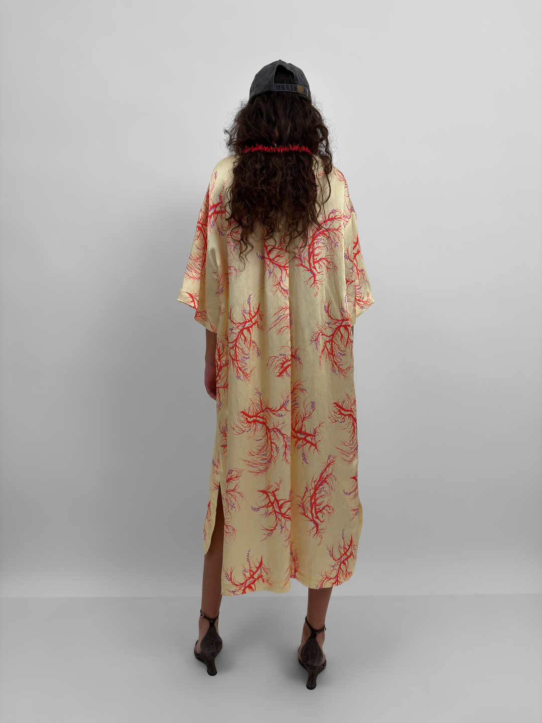 The Hemse overshirt dress in Seaweed