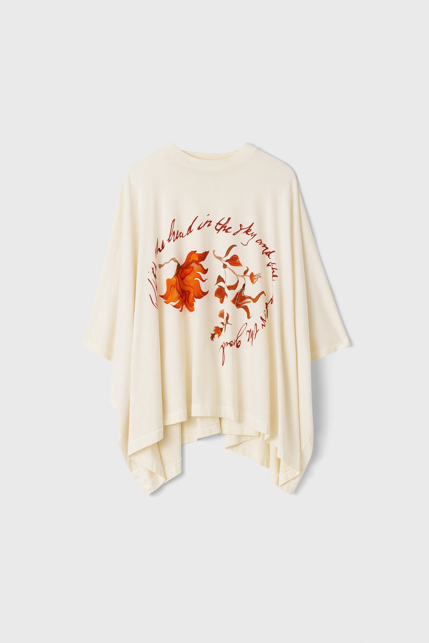 Brick chintz floral top