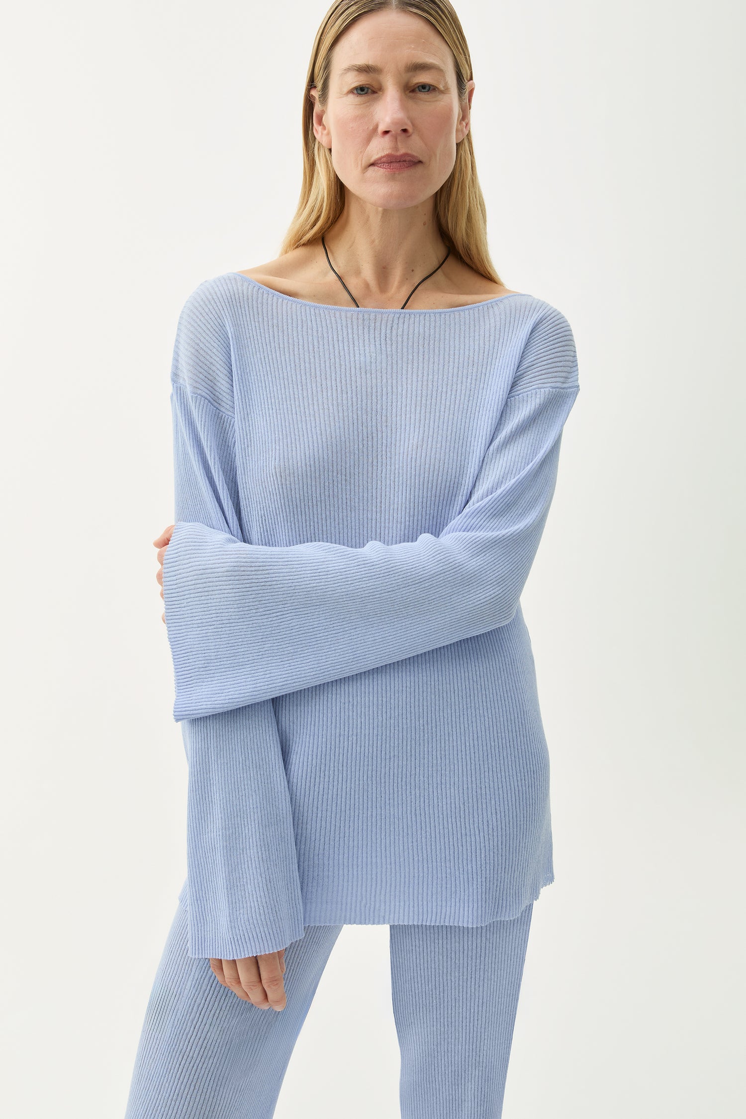 Cynthia organic rib knit