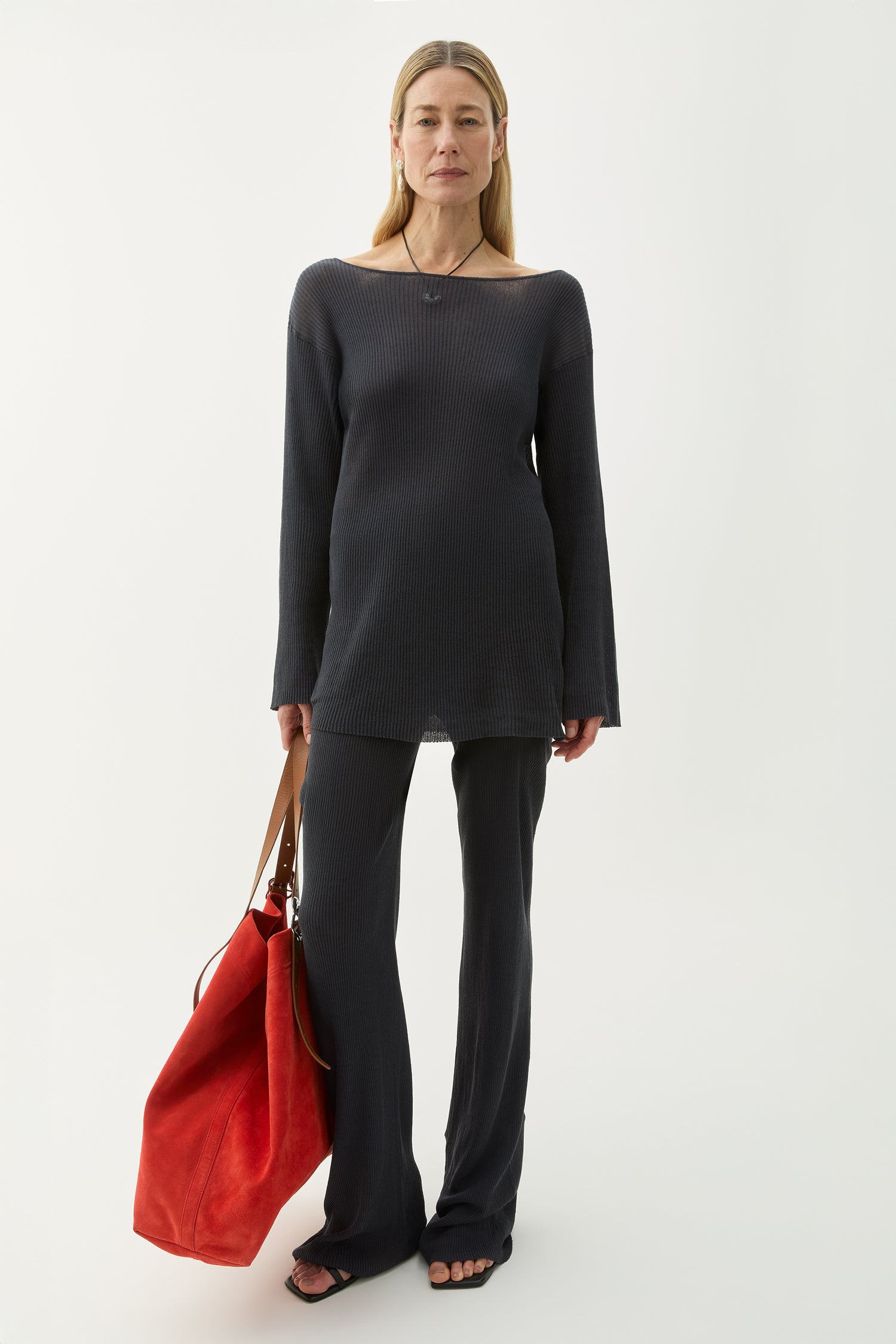 Cynthia organic rib knit