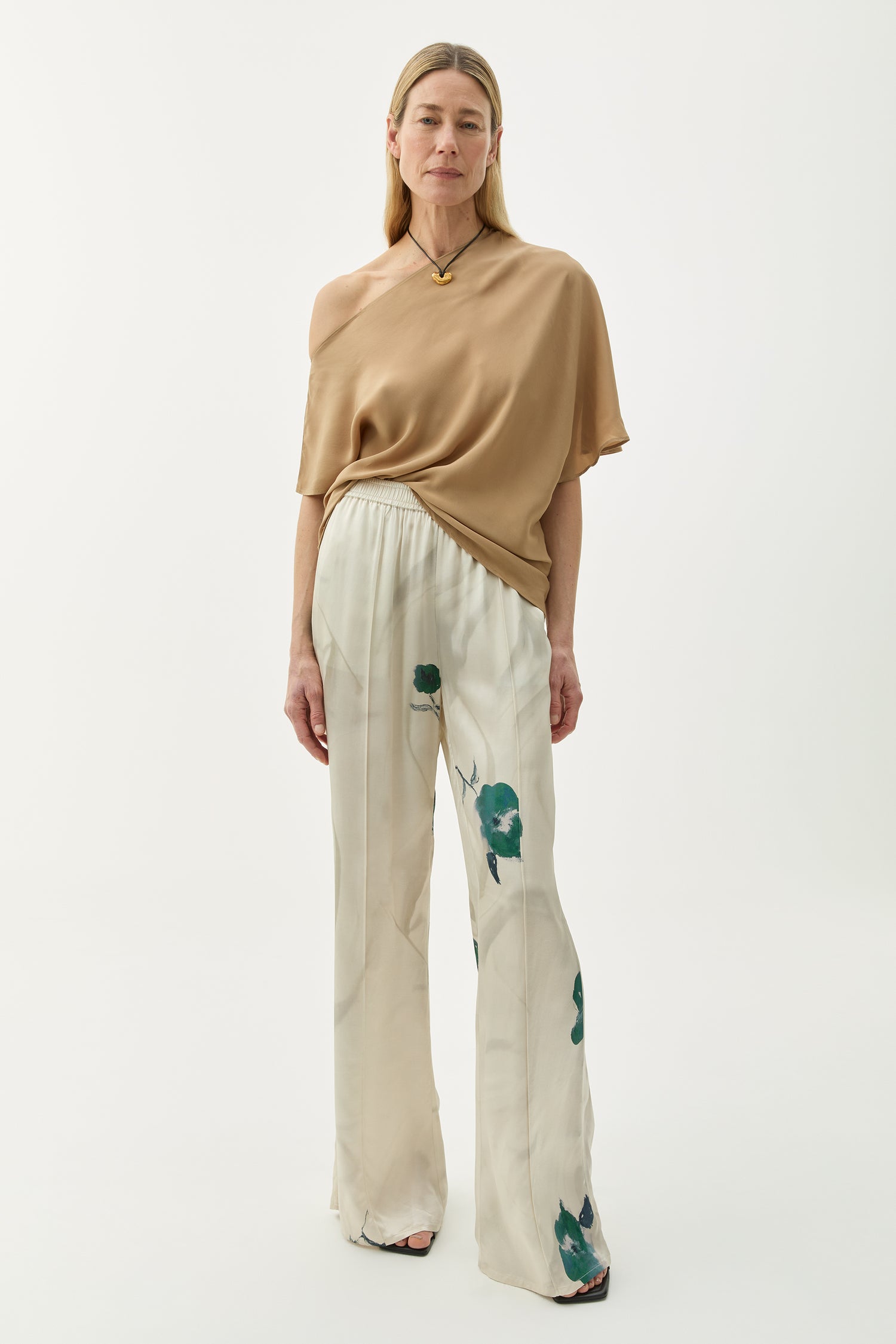 Ezra violet chine pants