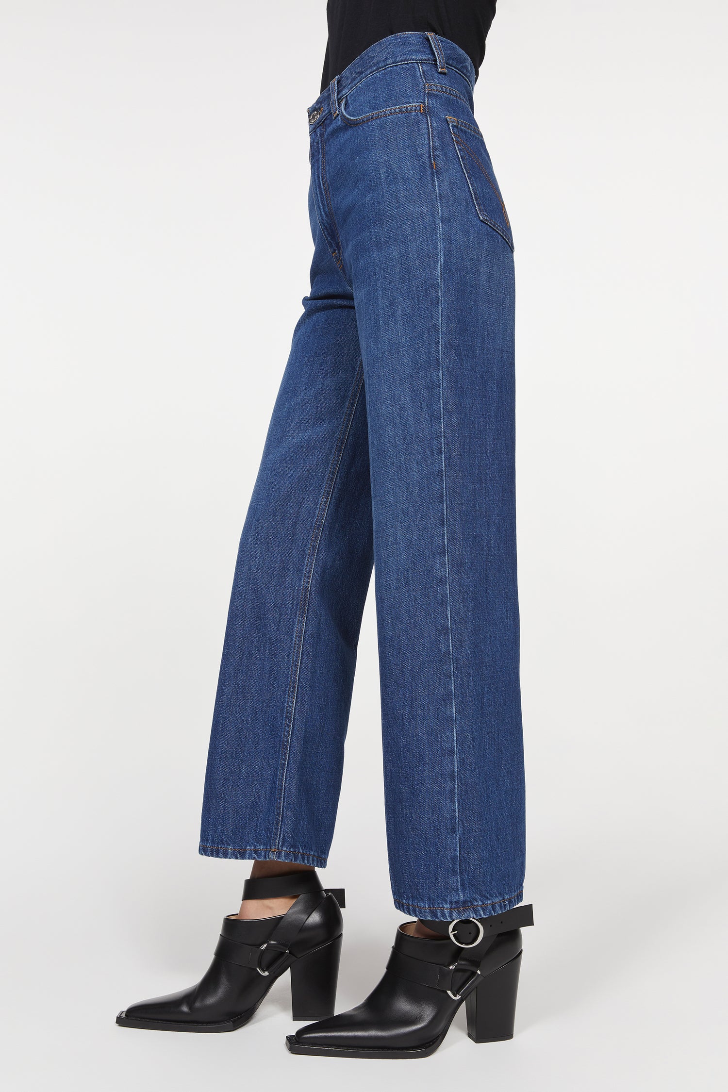 Mini culotte denim