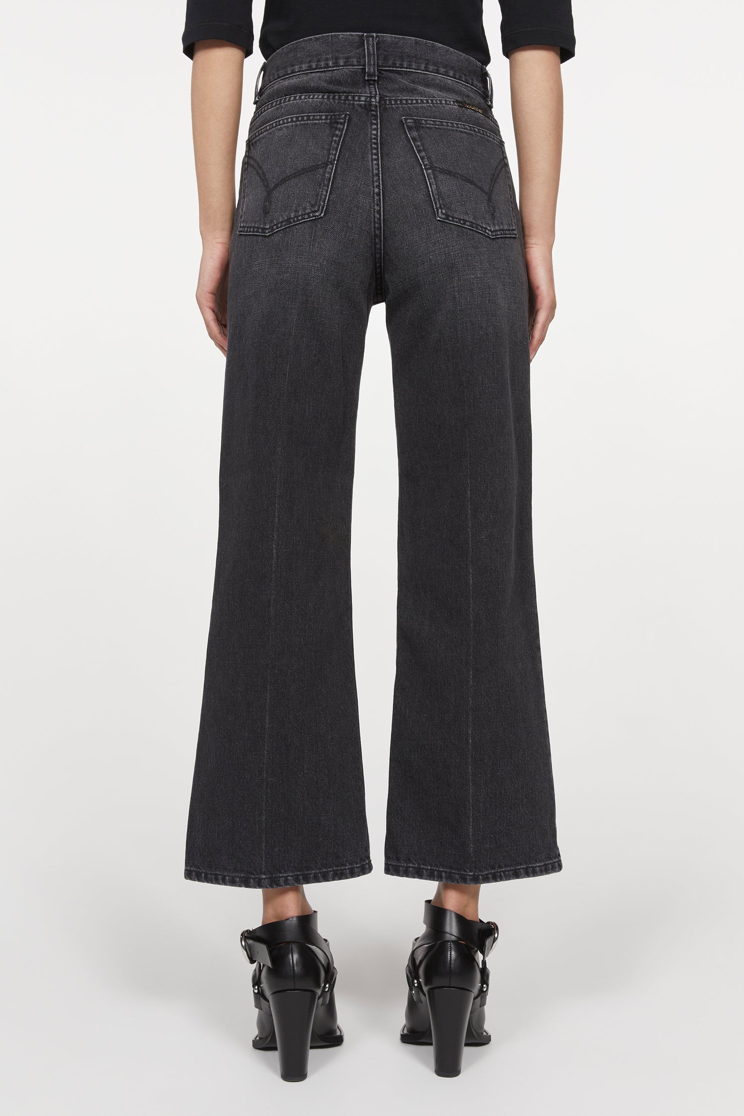 Mini culotte denim