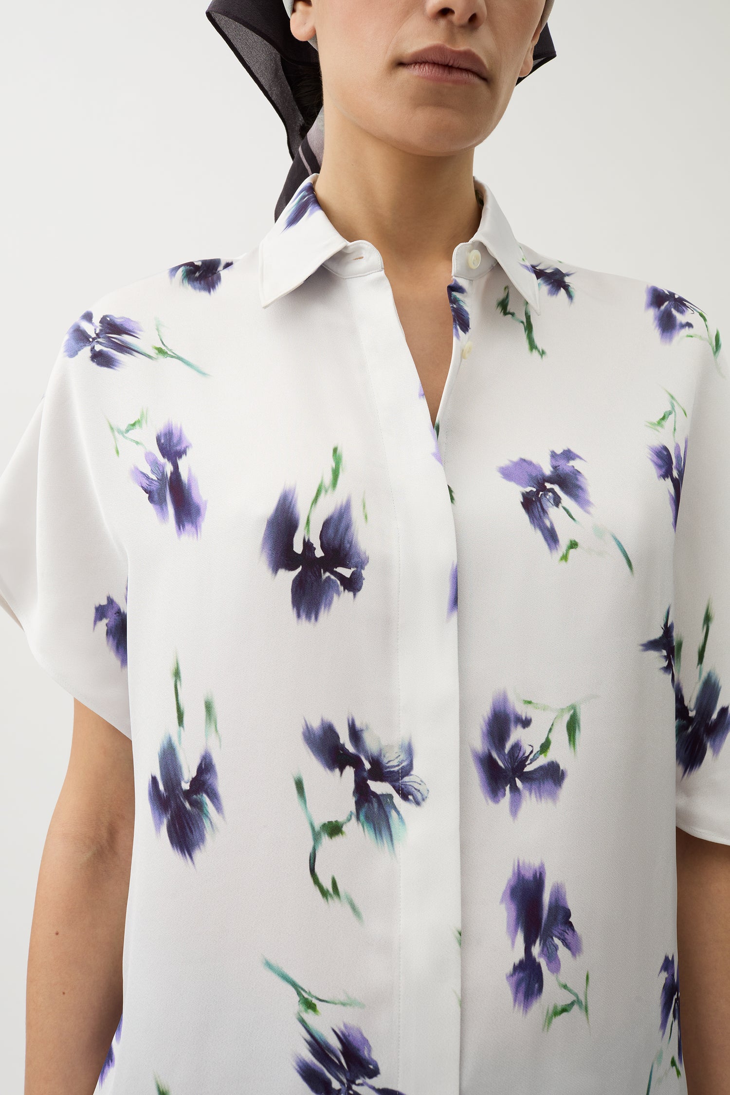 Finch iris blouse