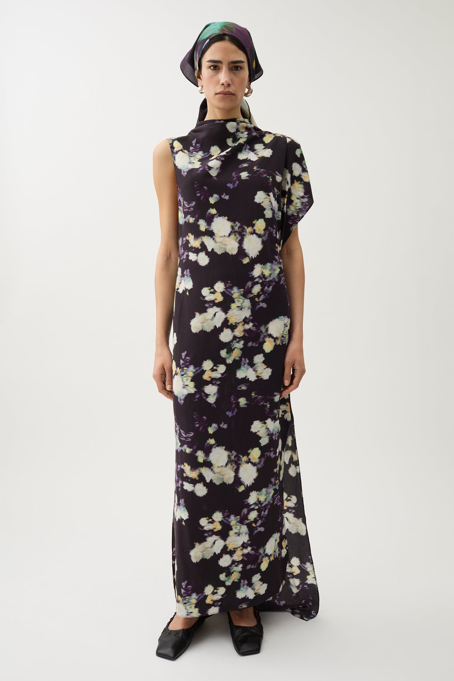 Alana rosie silk dress