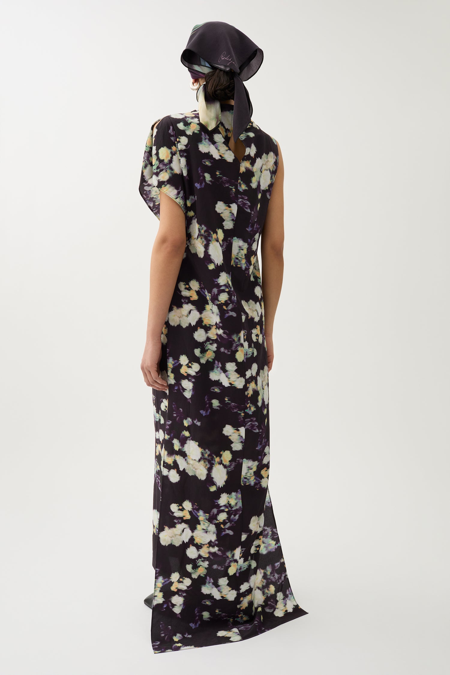 Alana rosie silk dress