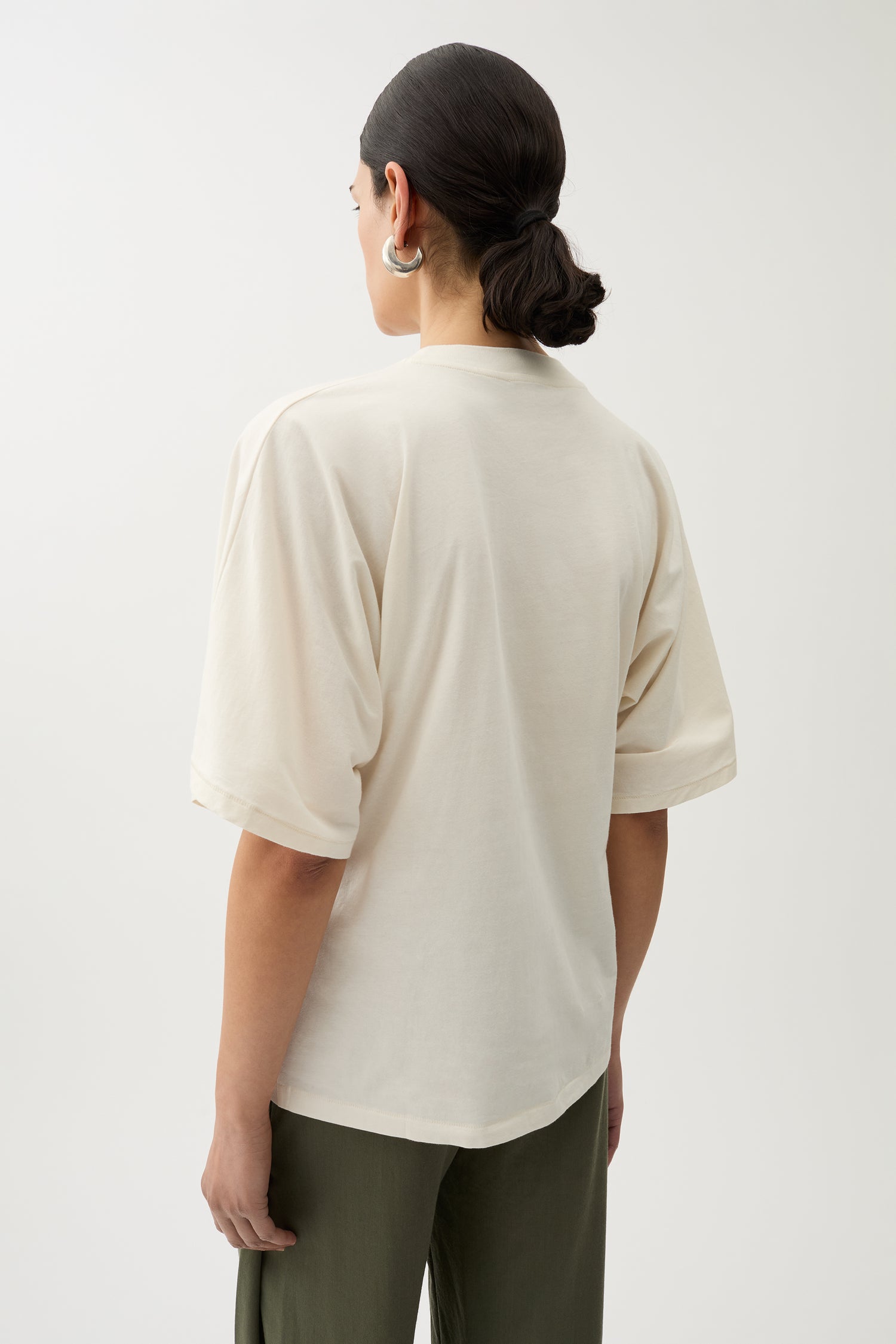 Pop embroidery jersey top