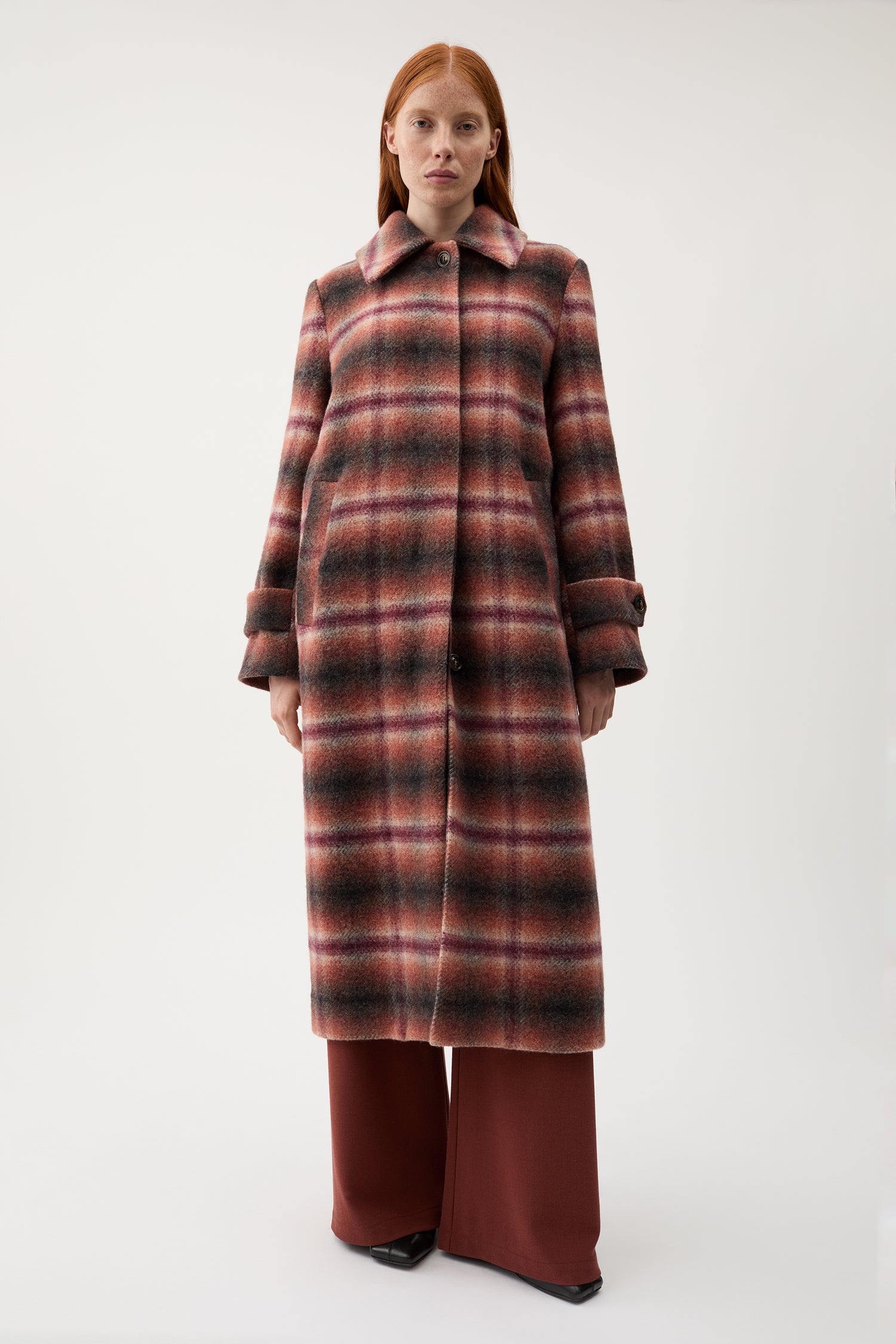Aida check coat