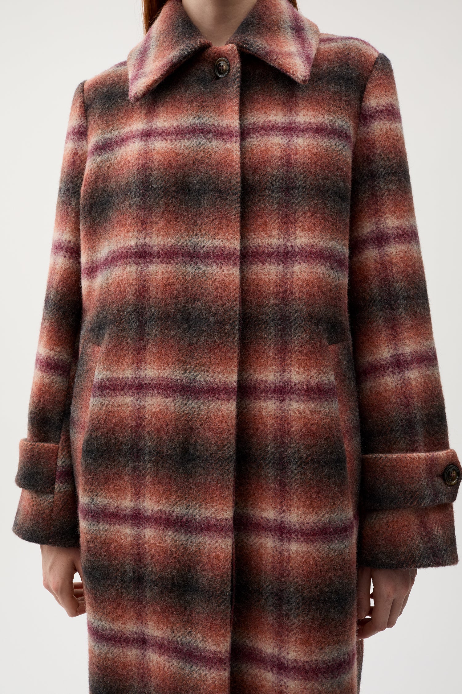 Aida check coat