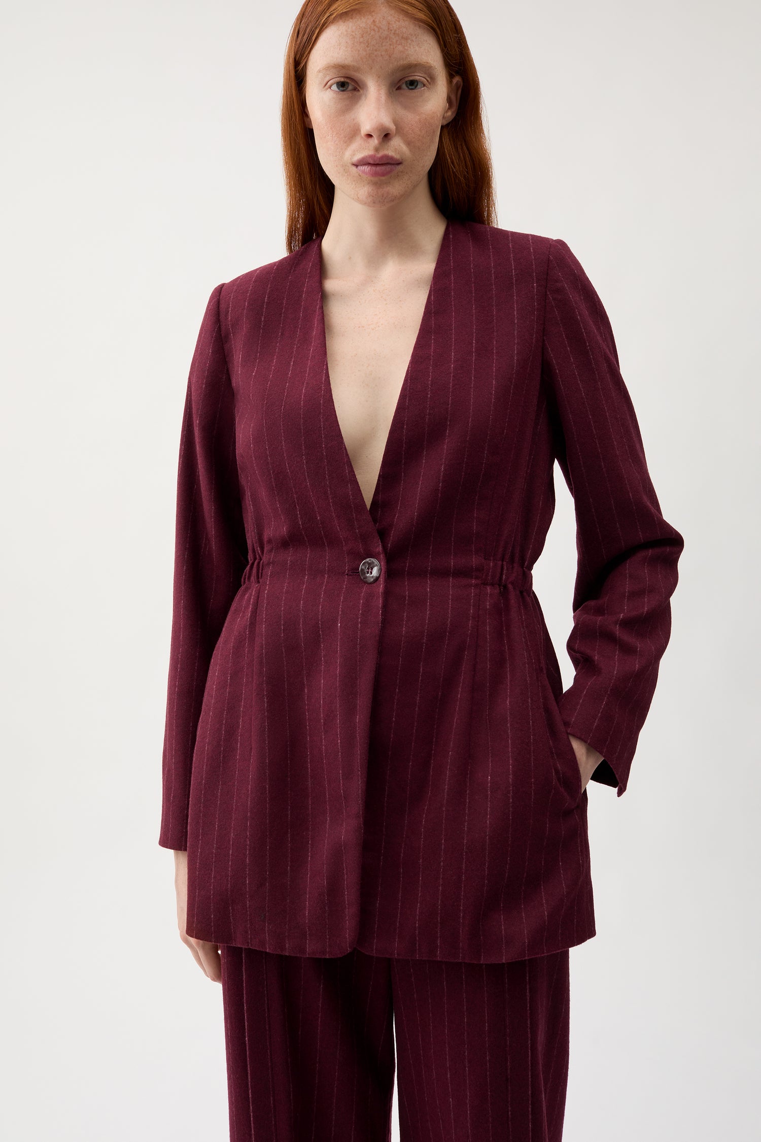 Pandora pinstripe blazer