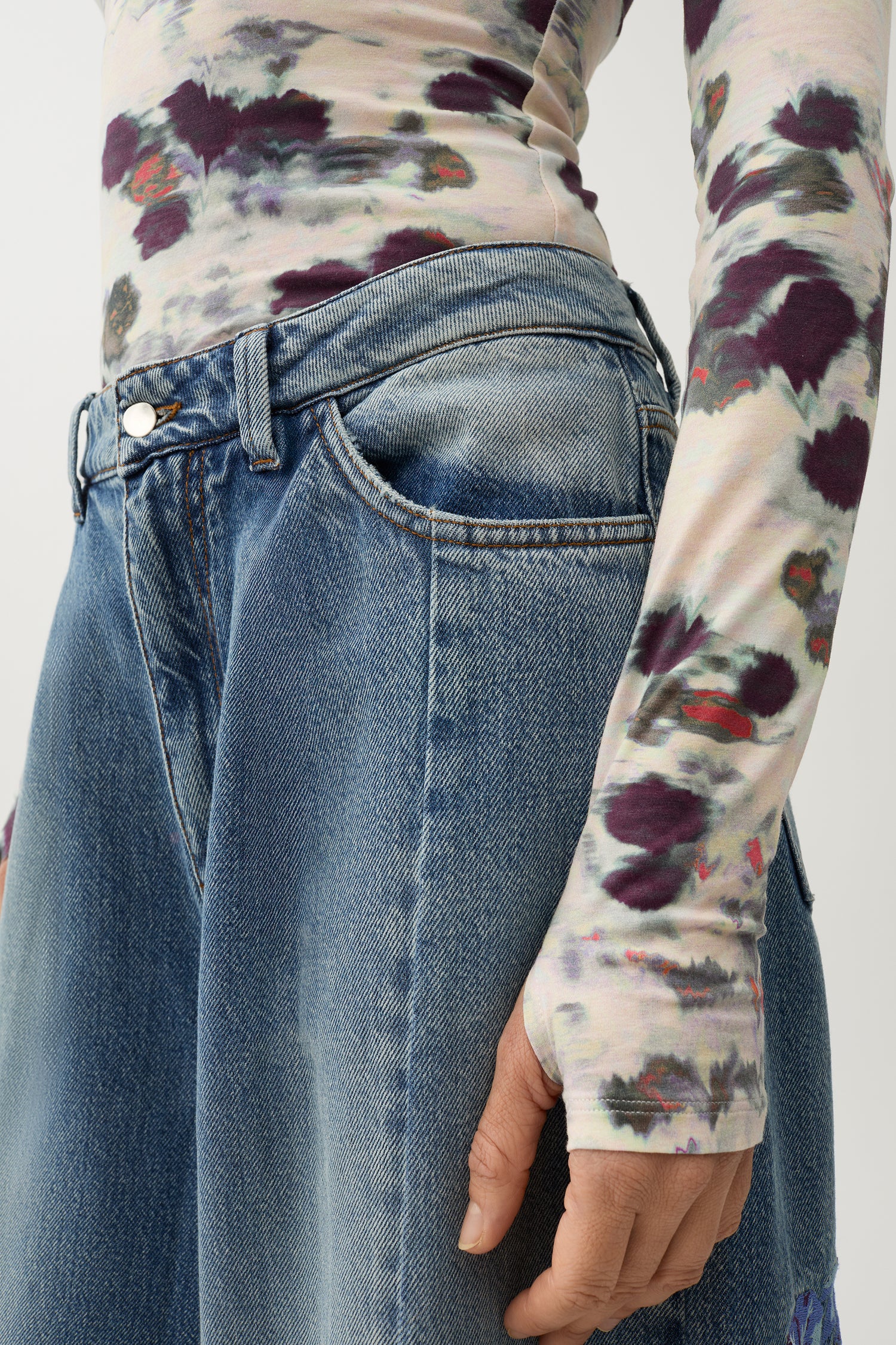 Hutton rosie jersey top