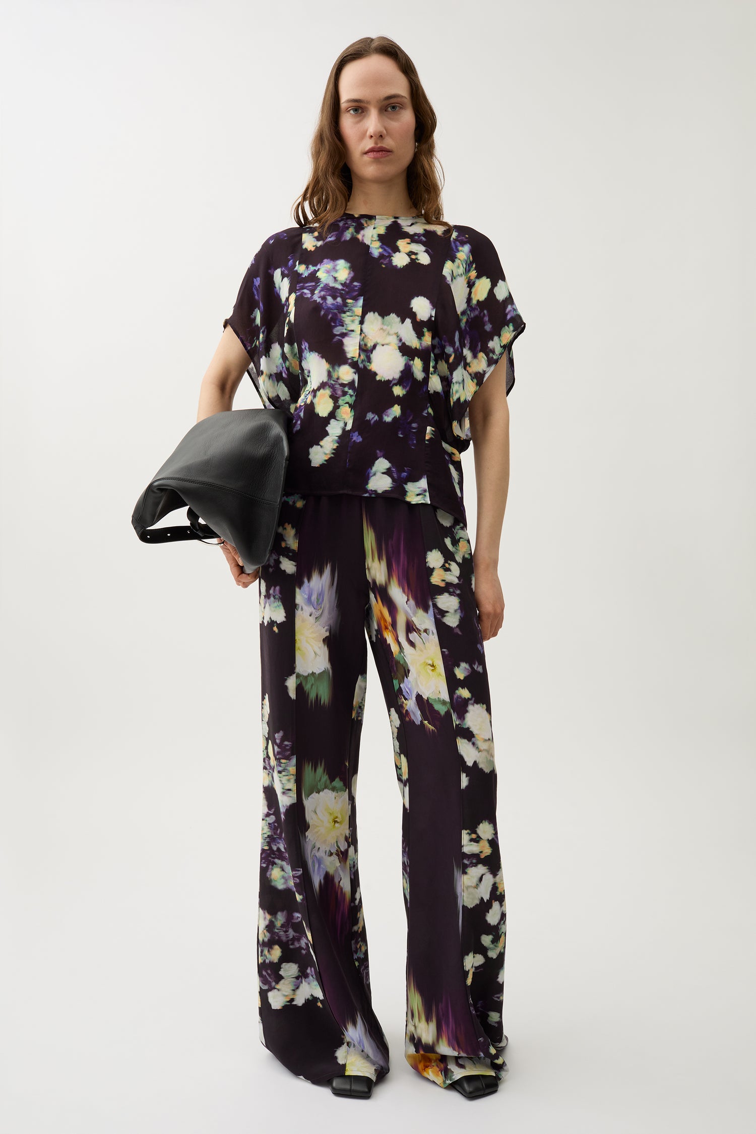 Lara rosie crepe blouse