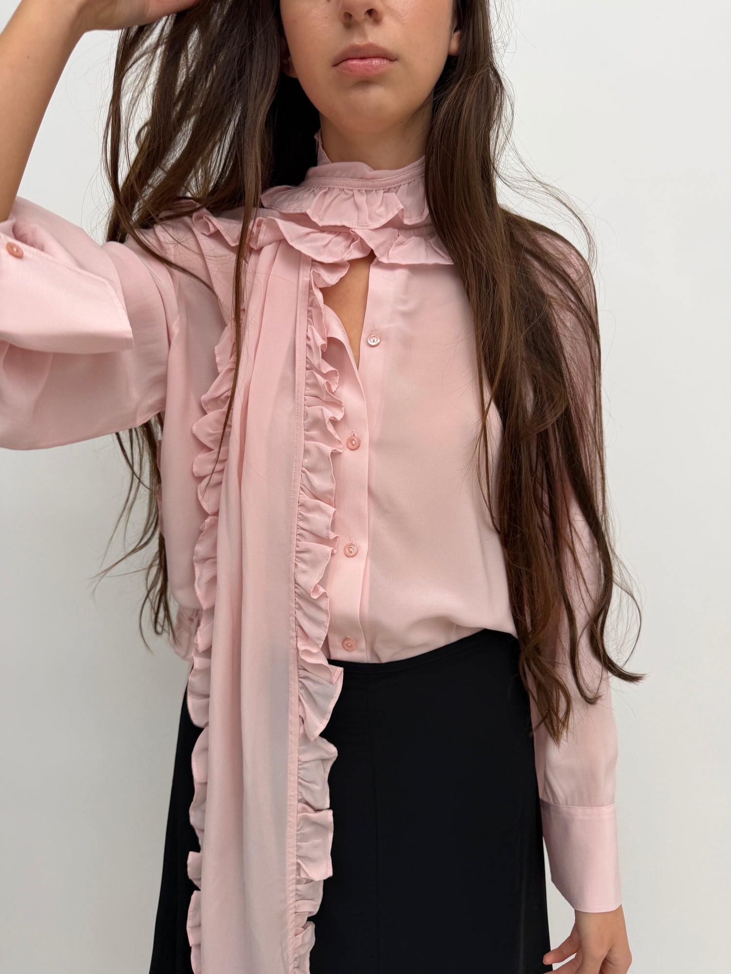 The Meryl bow tie blouse