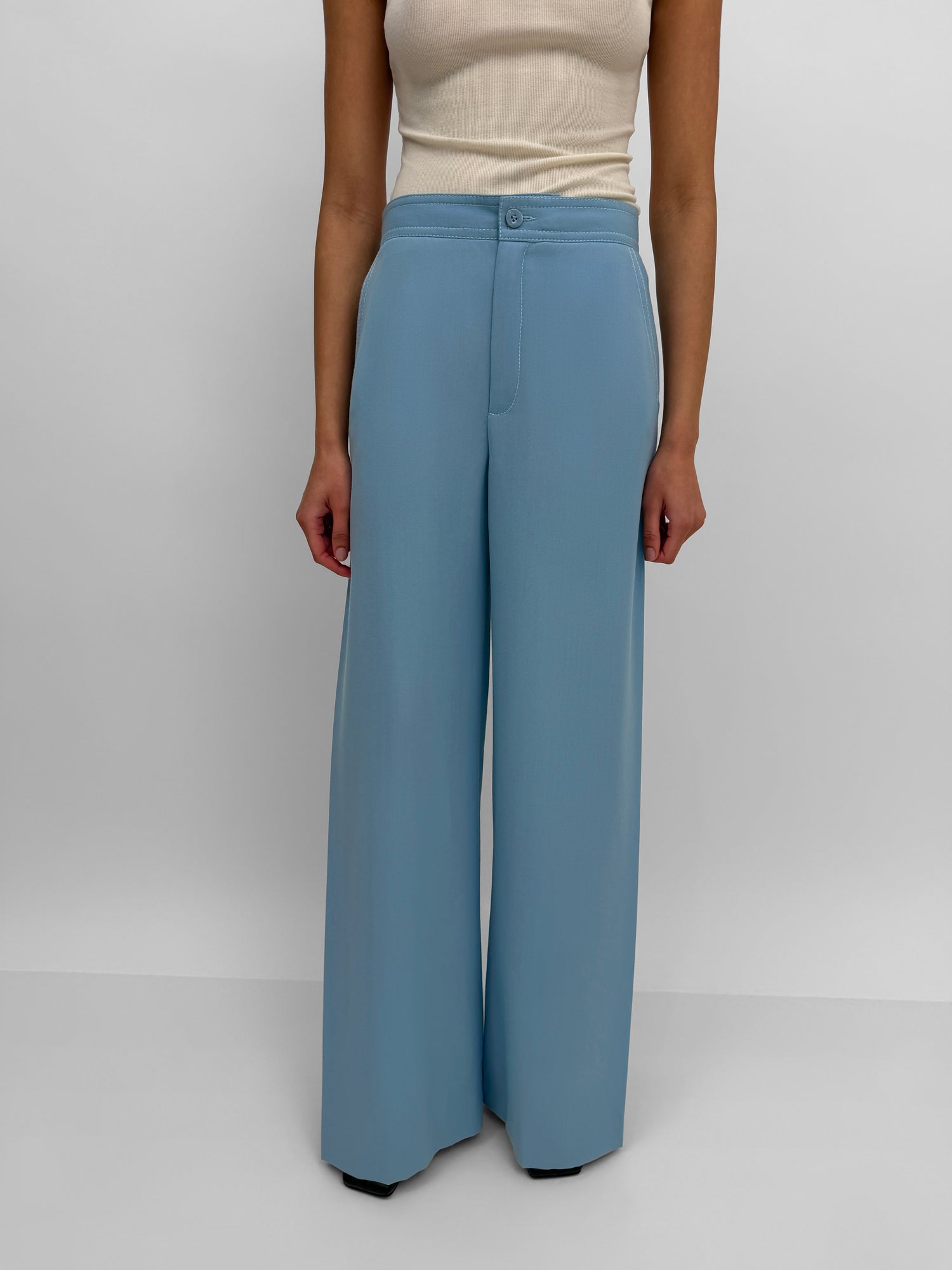 The Nora fluid wool blend pant