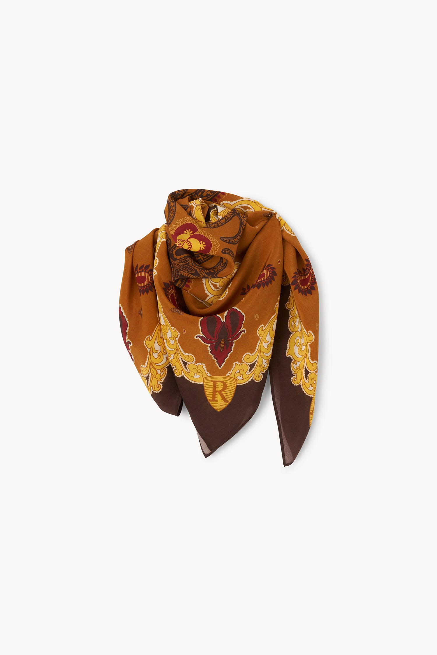 The Marsala Swallow scarf