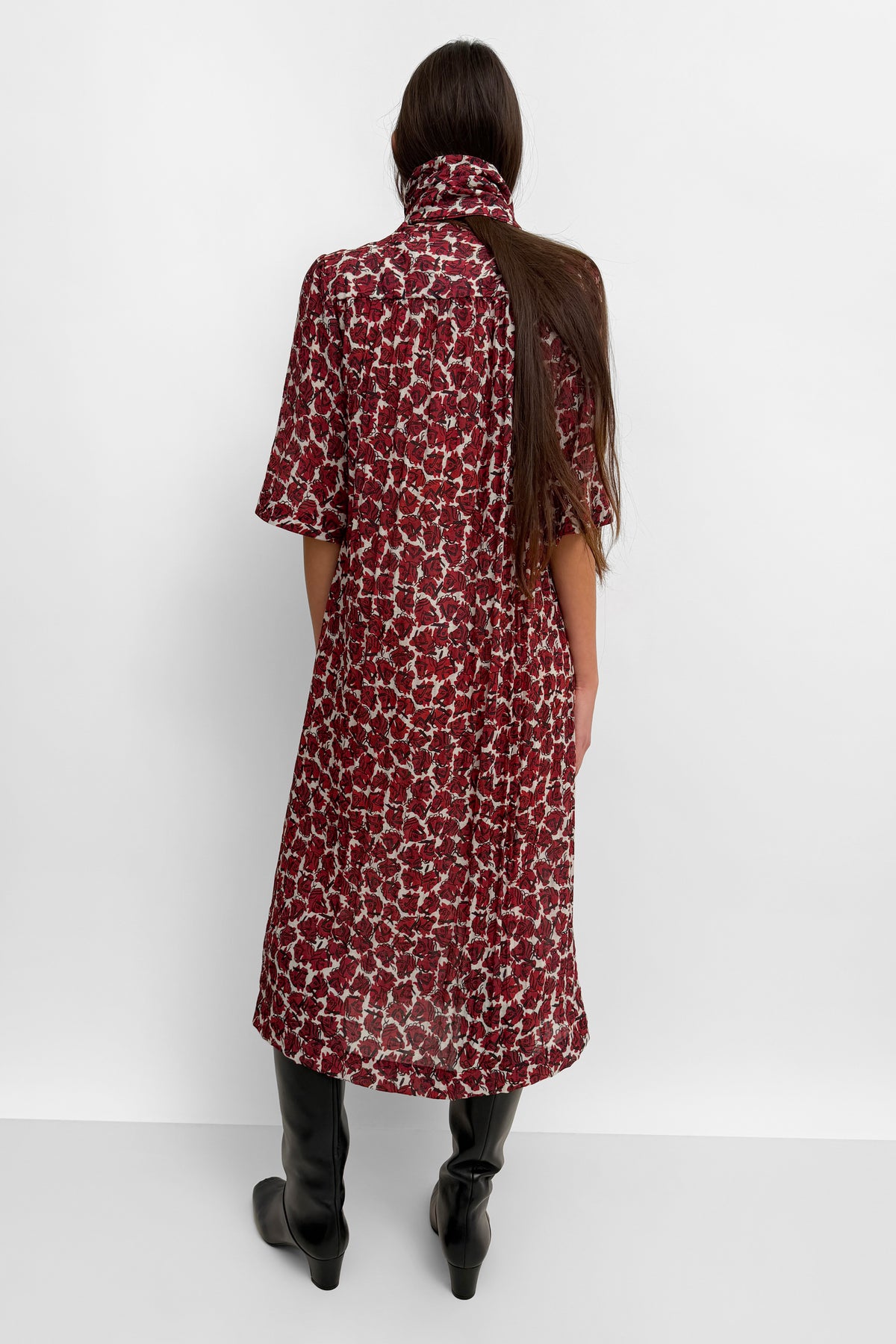 The Adela airy scarf dress