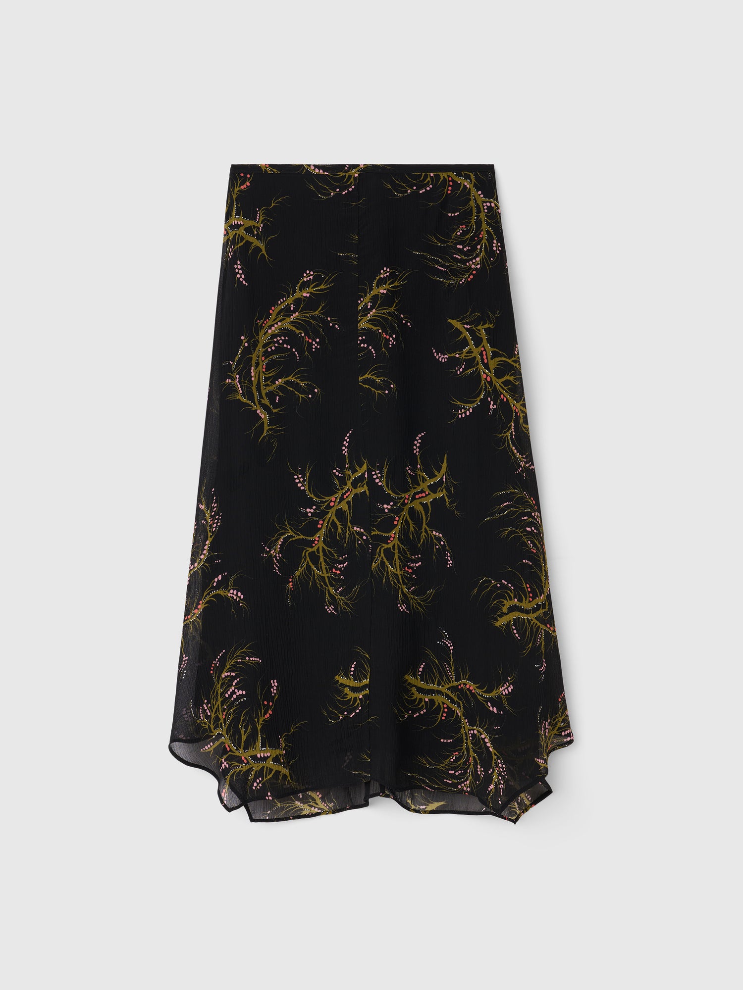 The Amalia fluid skirt in Seaweed