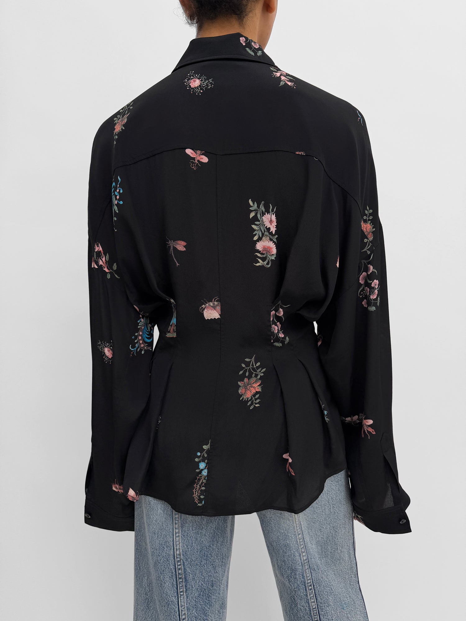 The Apollo cinched shirt in Duchess