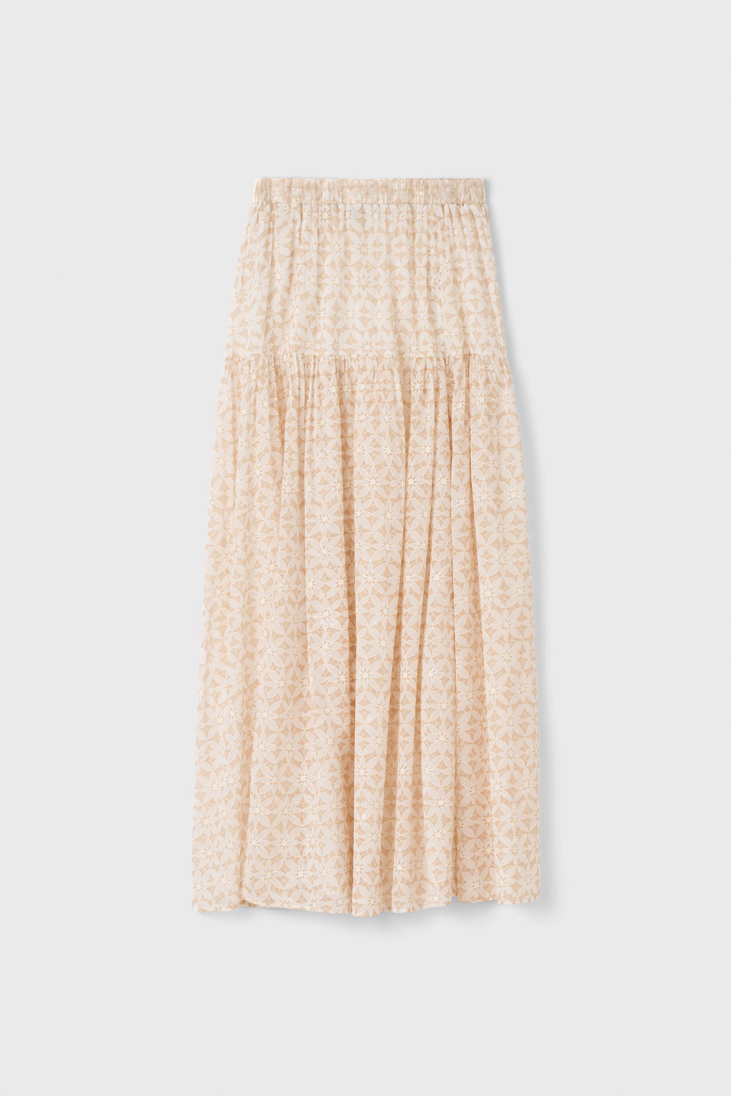 The Asti lace print skirt