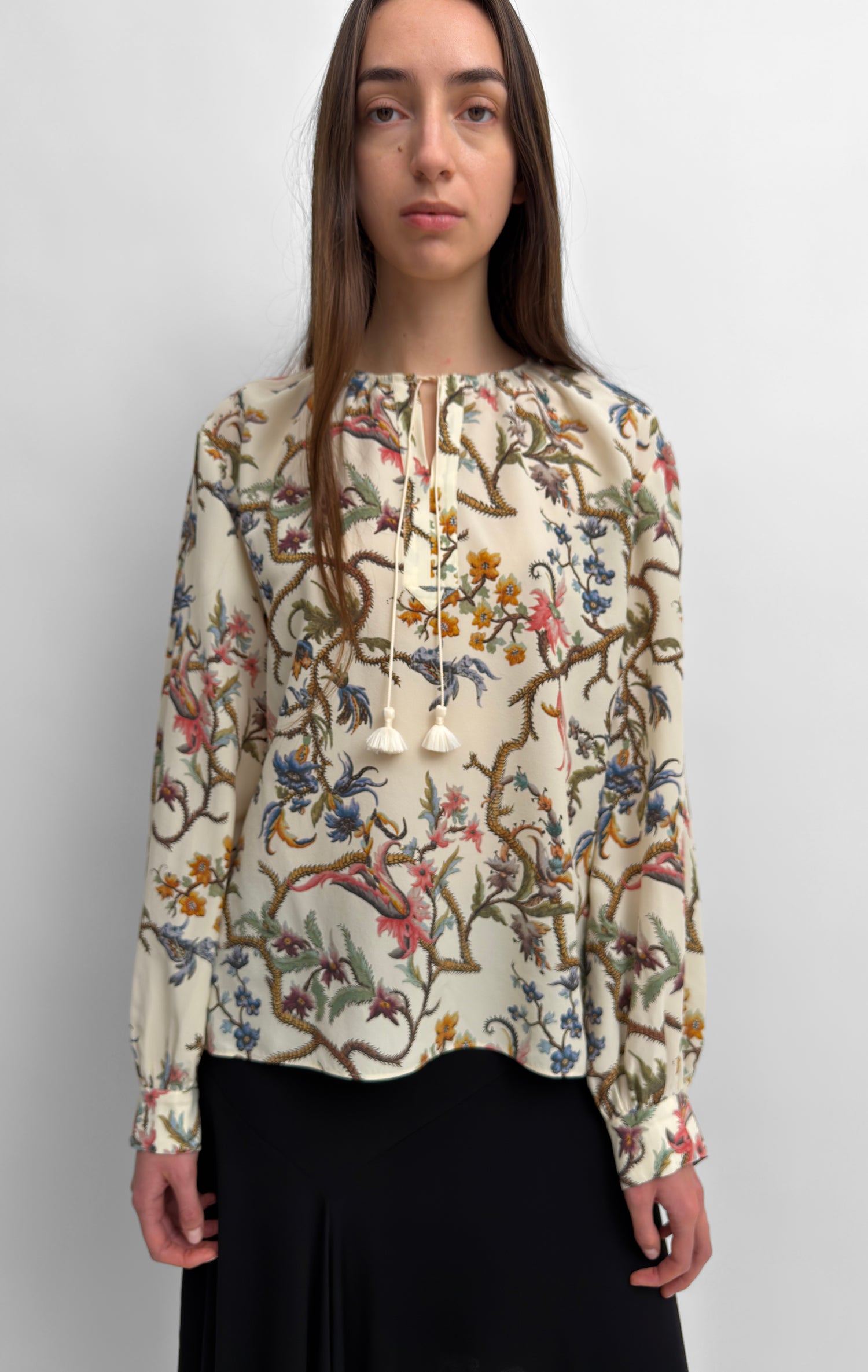 The Baily raglan blouse in Trailing