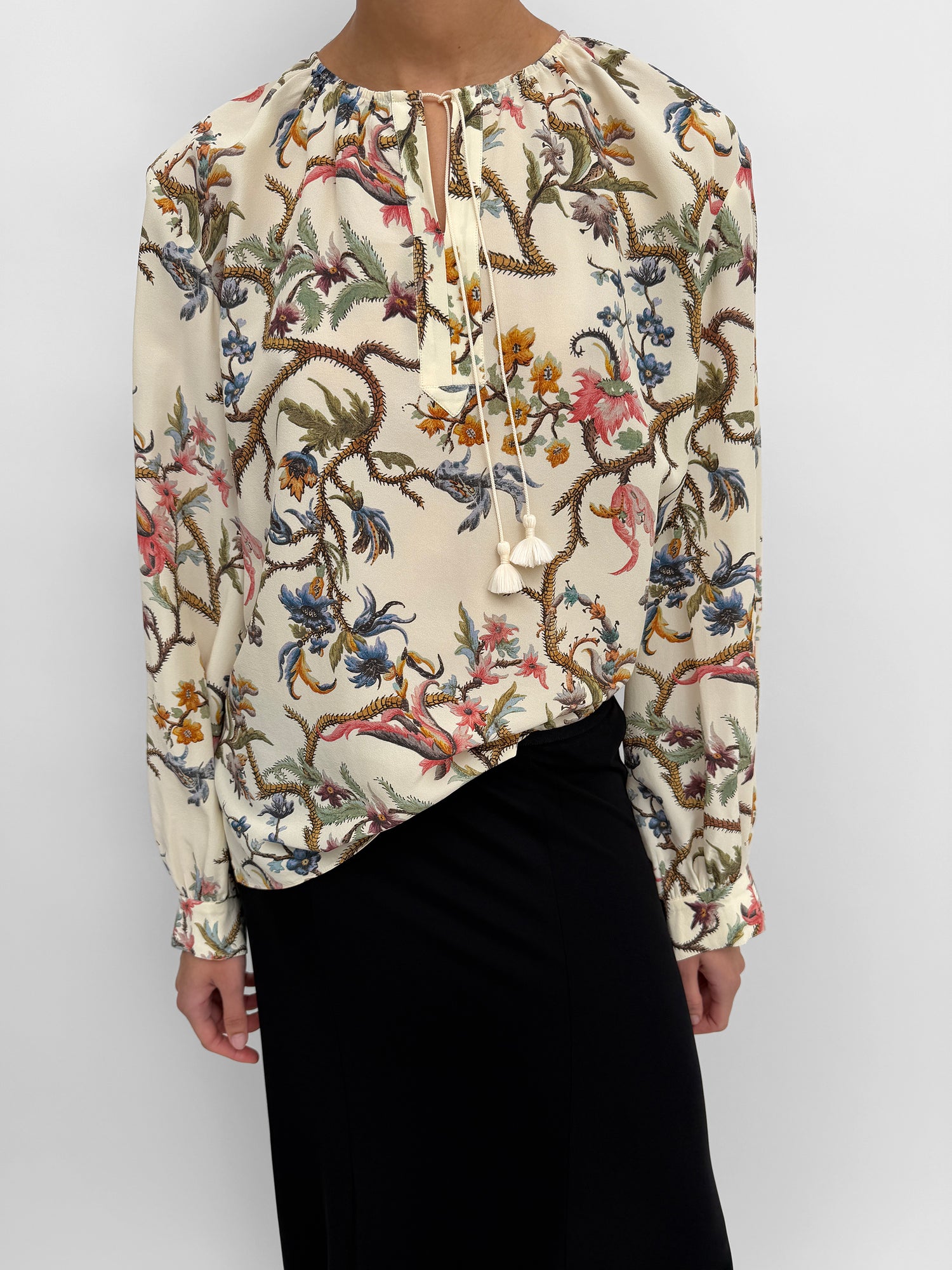 The Baily raglan blouse in Trailing