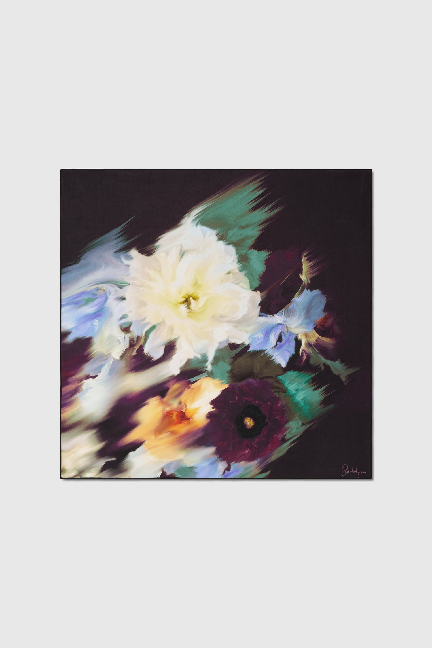 Baroque silk scarf