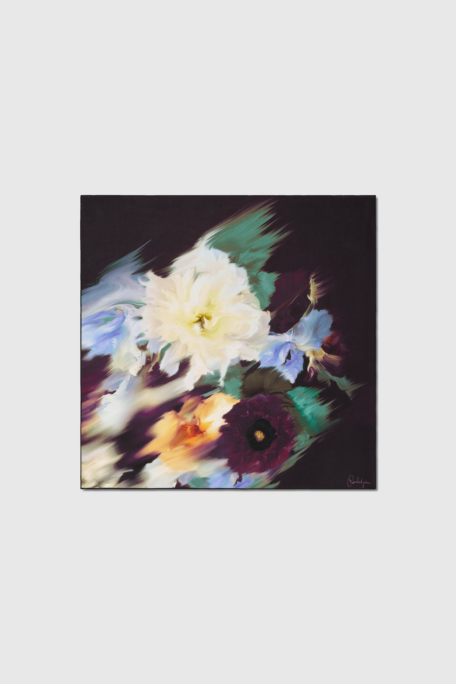 Baroque silk scarf