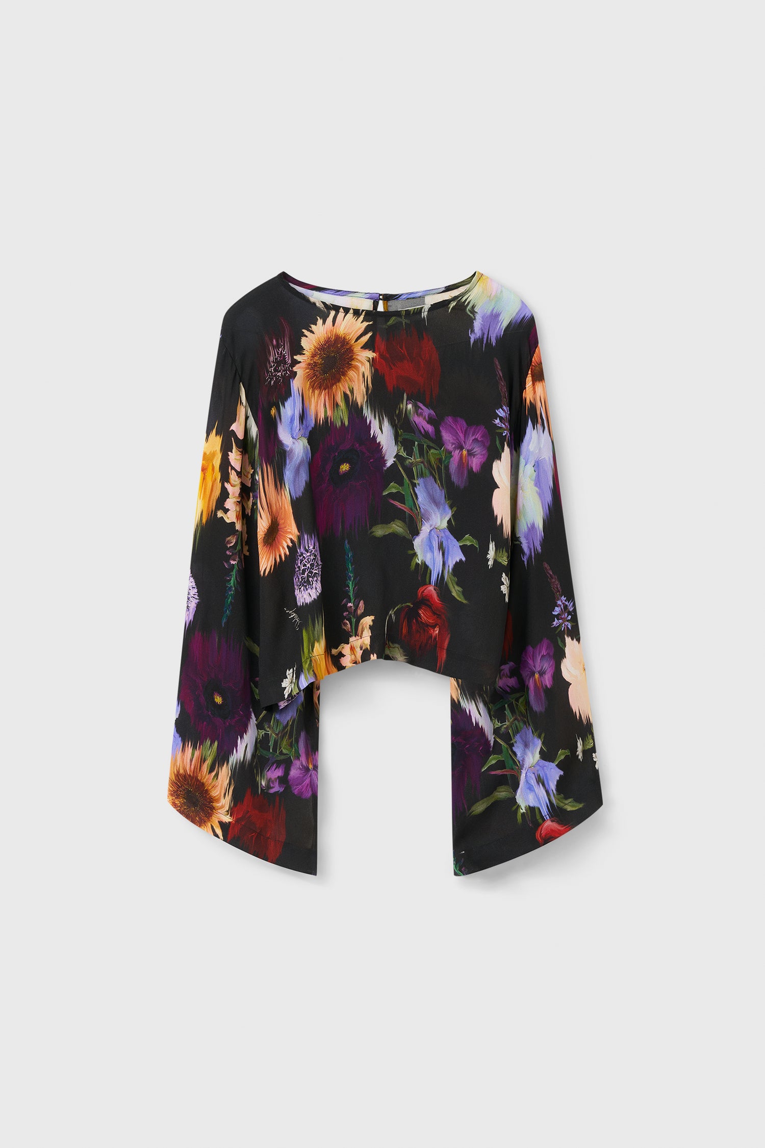 Bimori garden crepe blouse