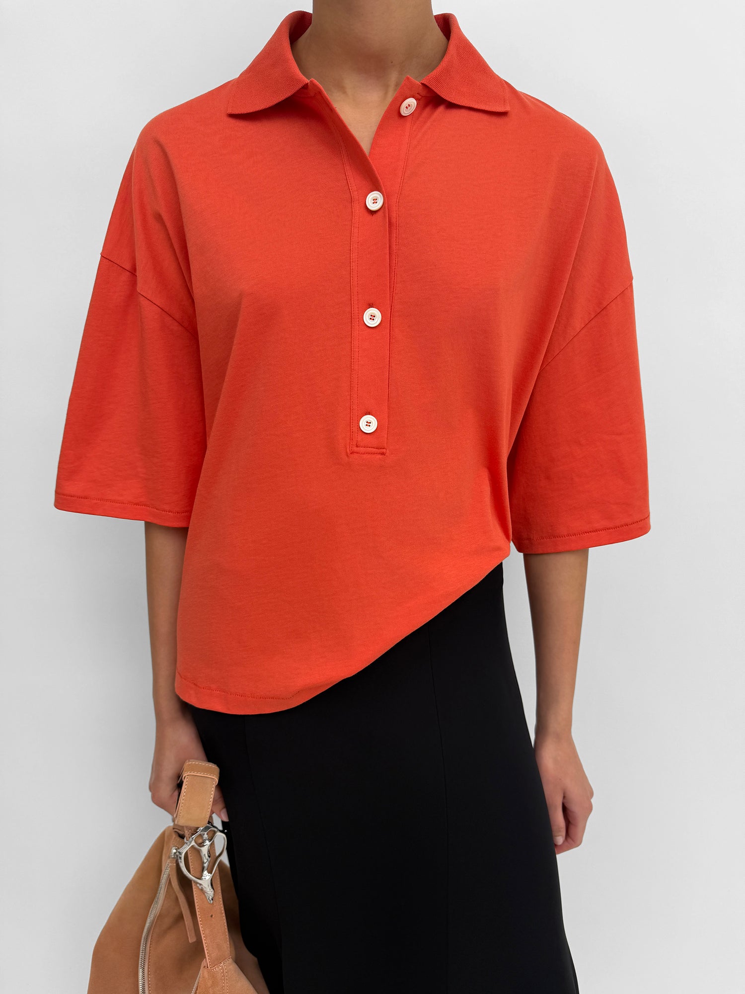 The Bliss oversized polo shirt