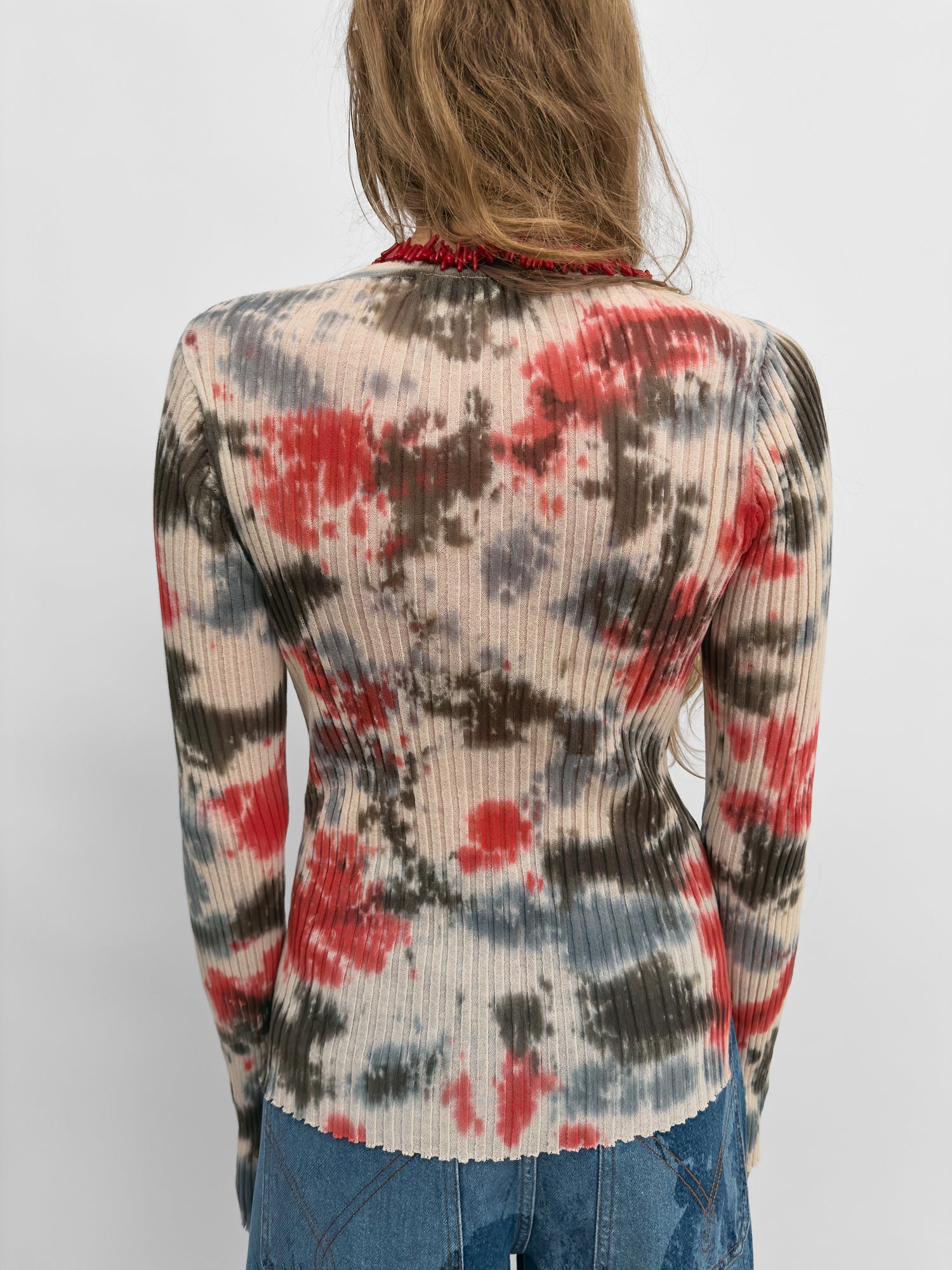 The Cardi tie dye jumper cardigan