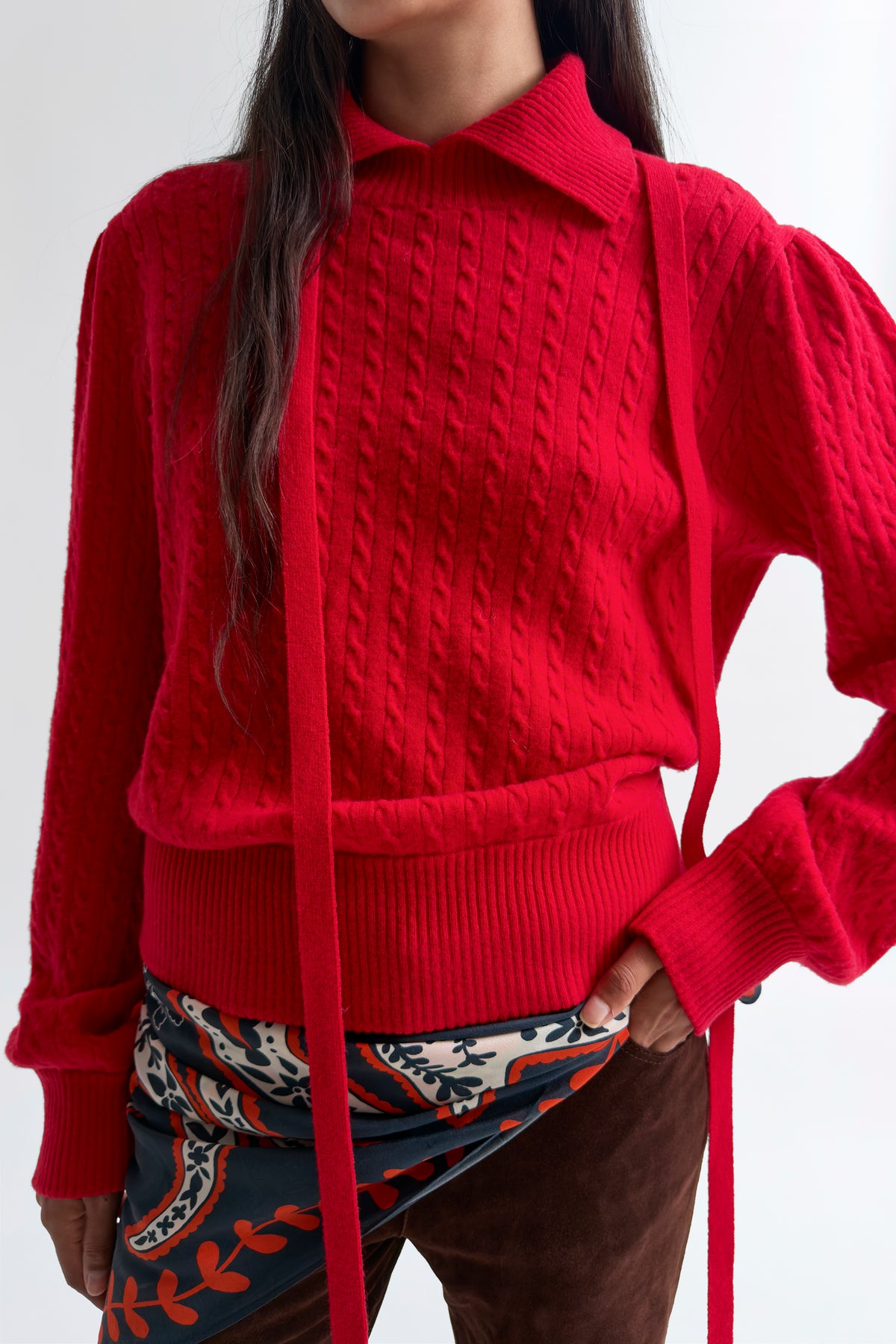 The Doni fine knit merino wool sweater