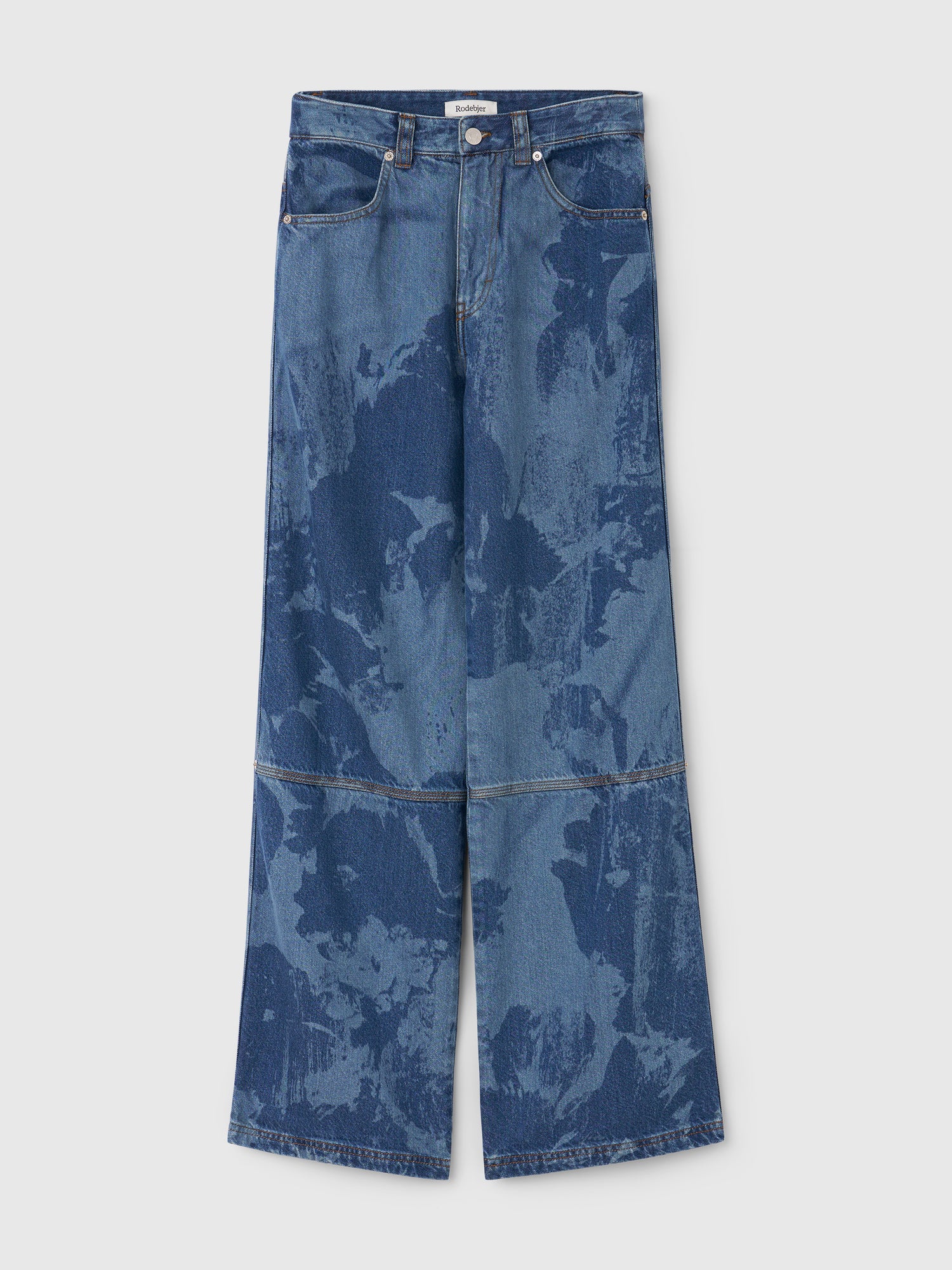 The Eileen print relaxed workwear denim