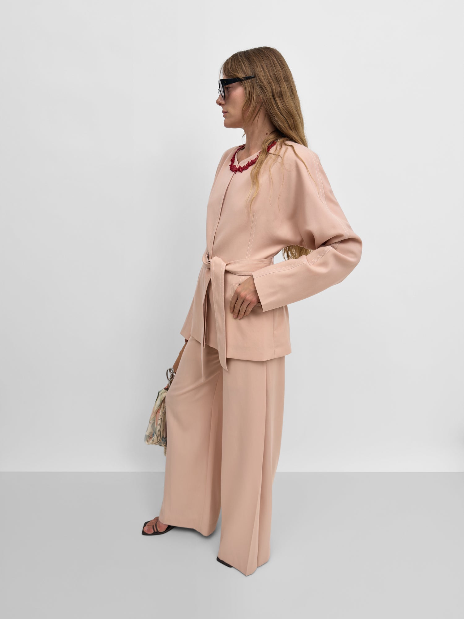 The Nora fluid wool blend pant