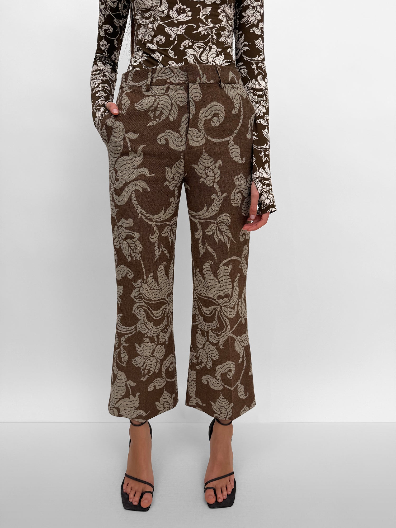 The Femi tailored jacquard pant