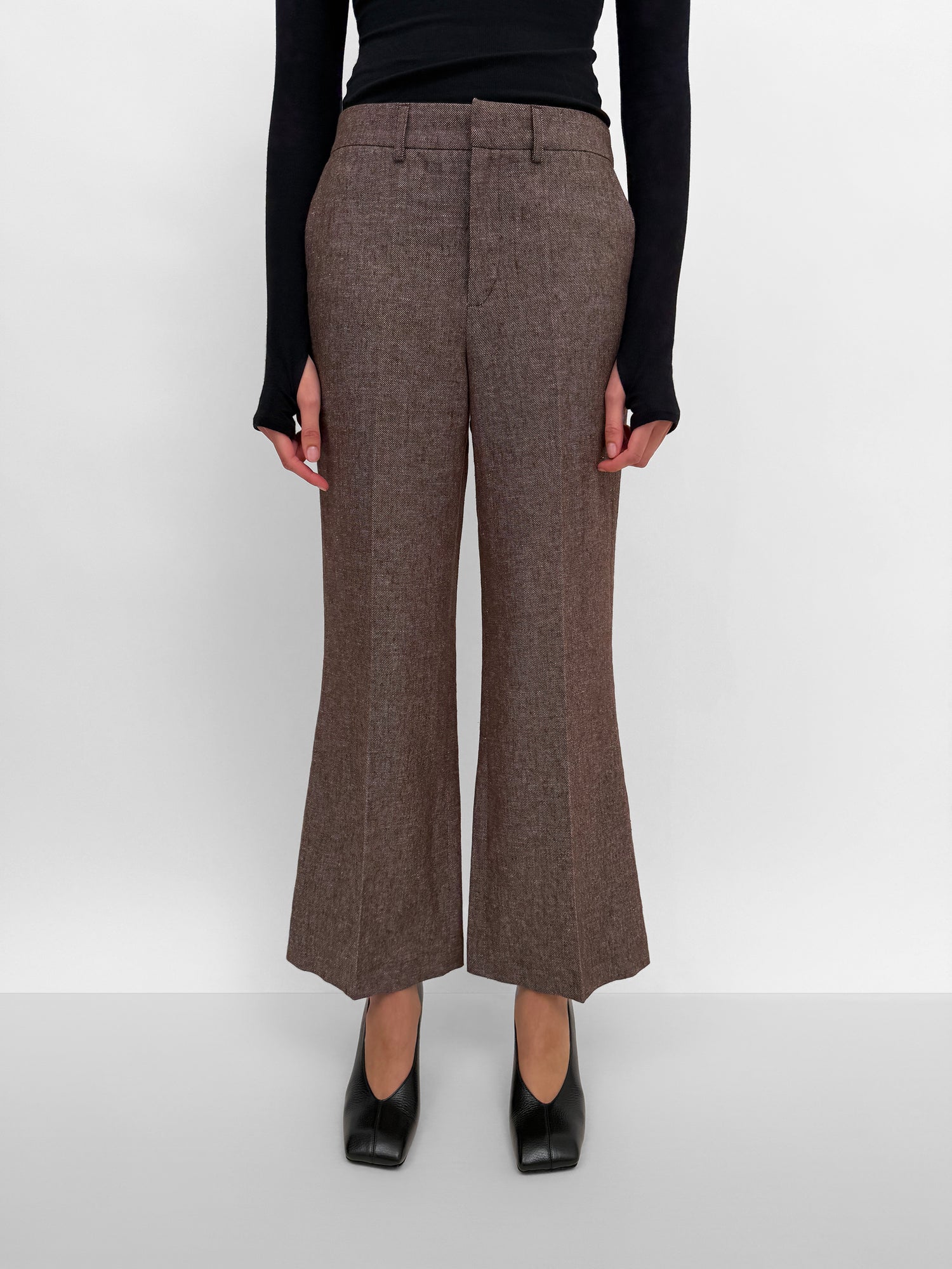 The Femi tailored linen twill pant