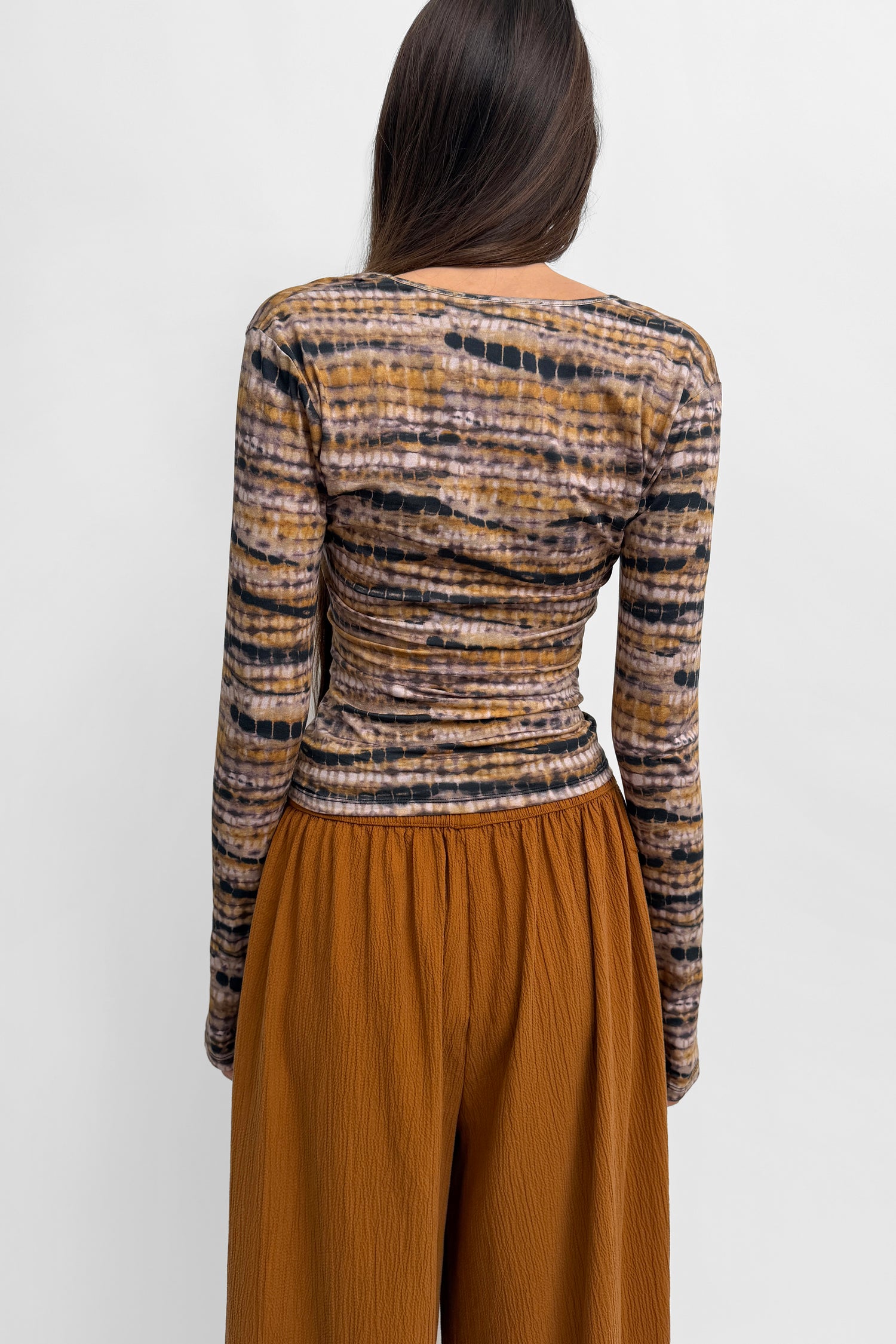 The Hutton scoop neck jersey dance top