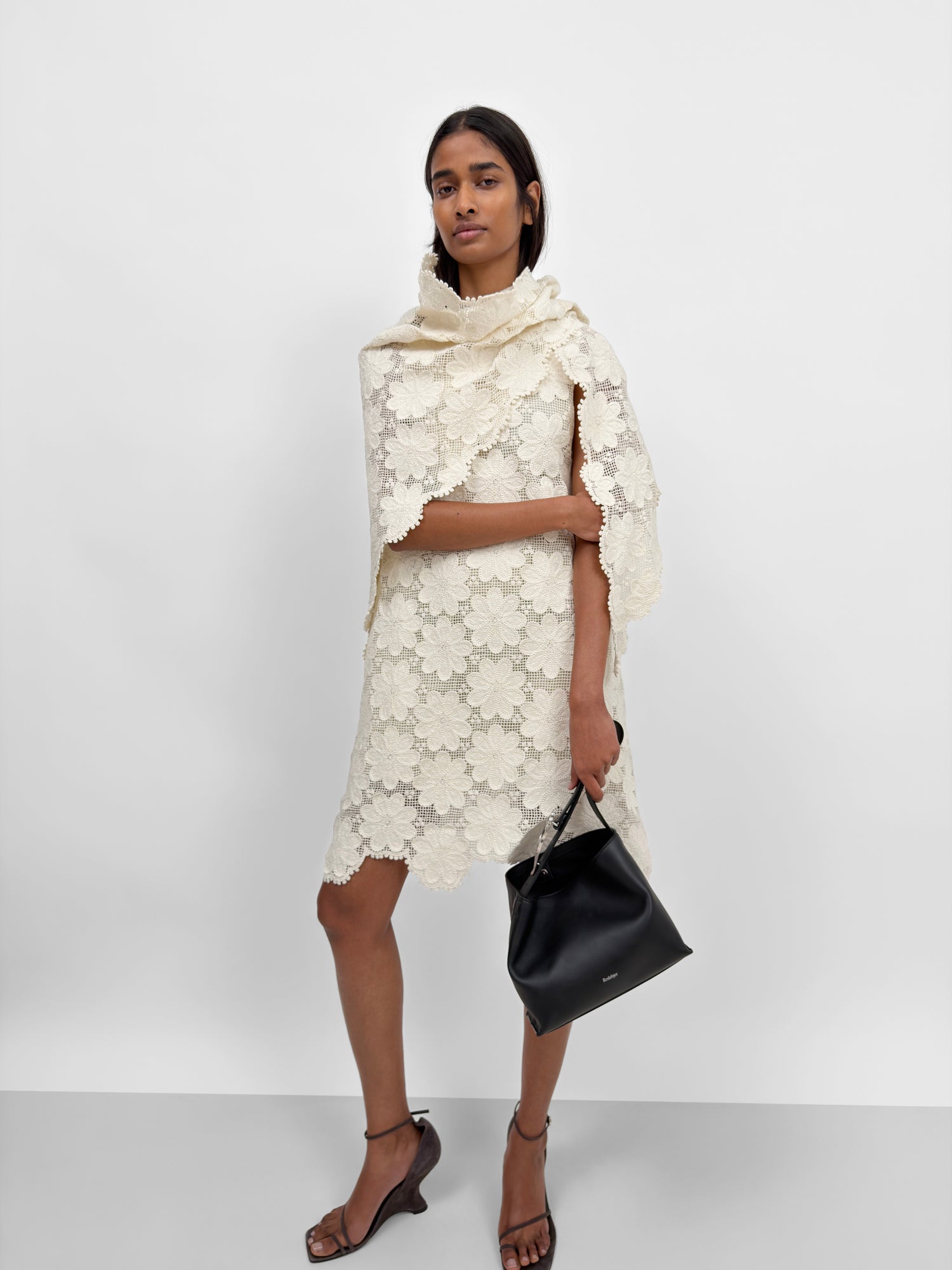 The Ingela crafted crochet shift dress