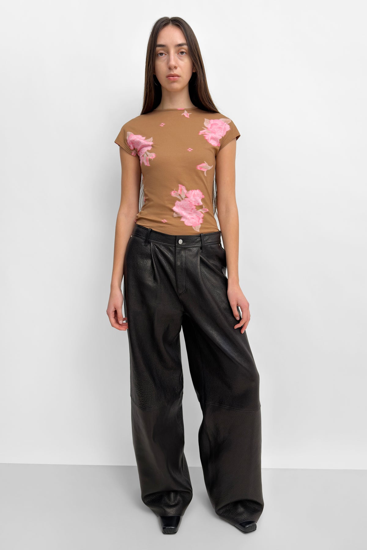 The Iselo pebble leather pant