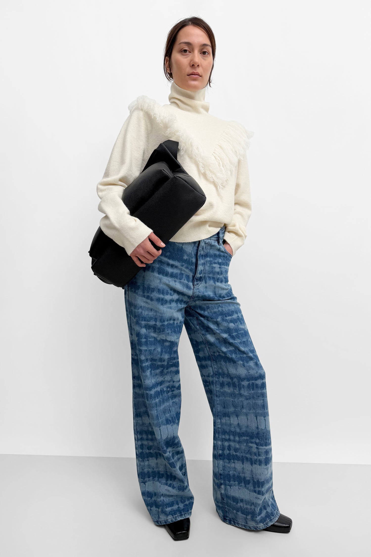 The Jinho alpaca wool polo knit