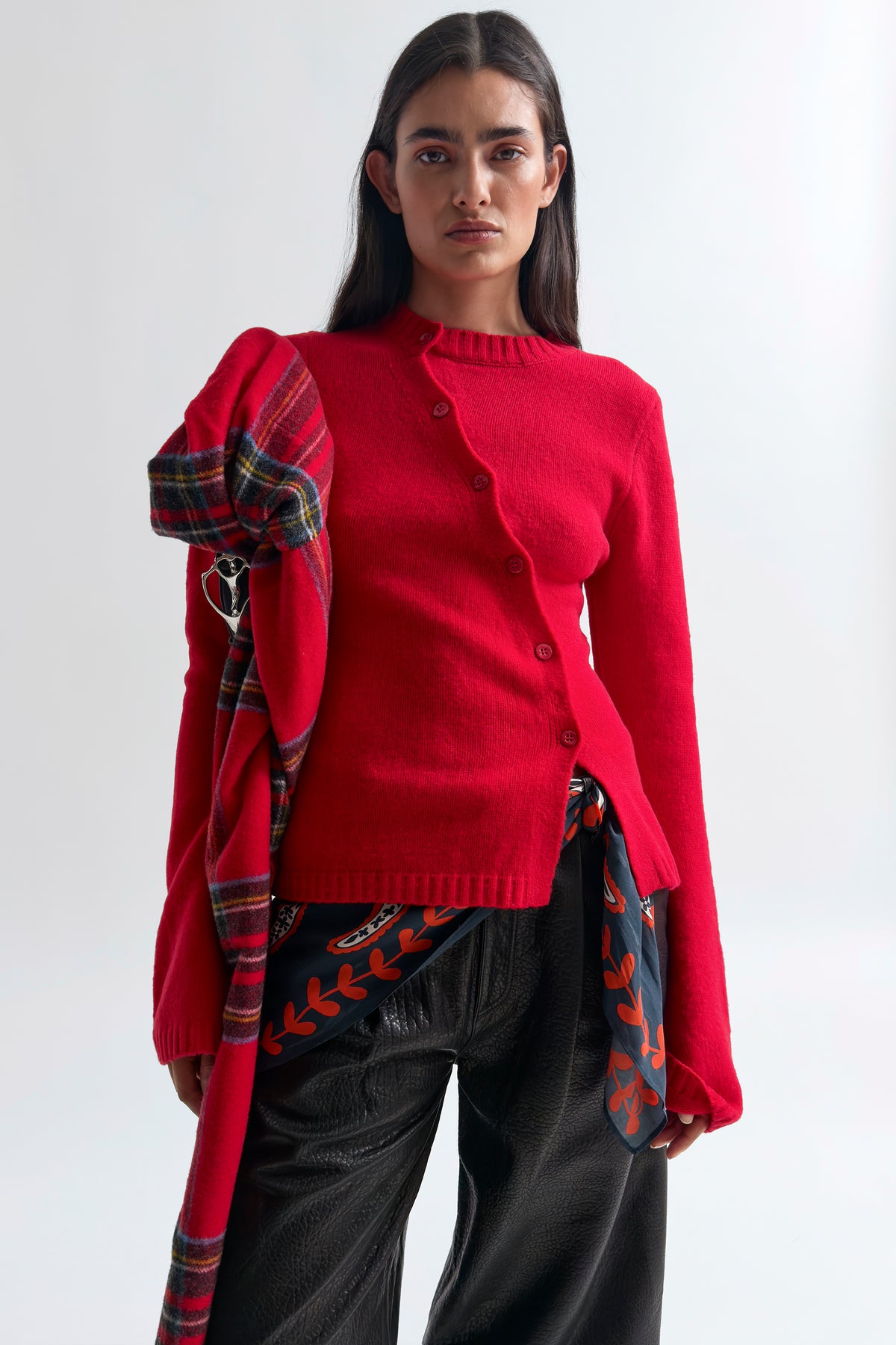 The Judia fitted merino cardigan sweater