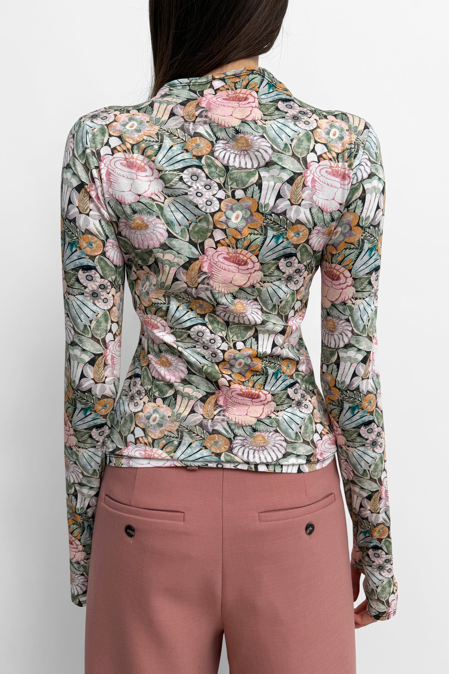 The Kiara Henley shirt top