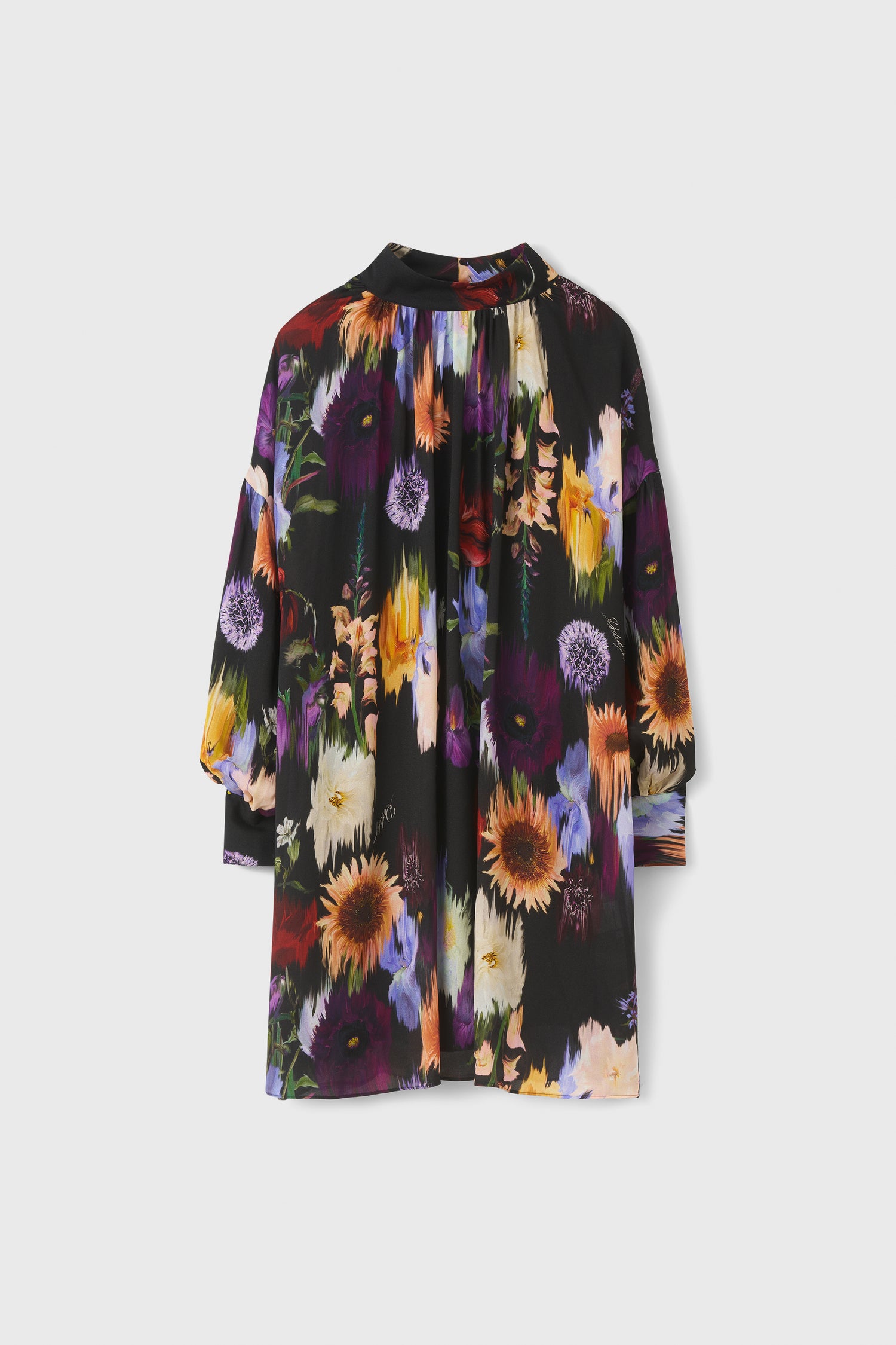Kelly garden crepe dress