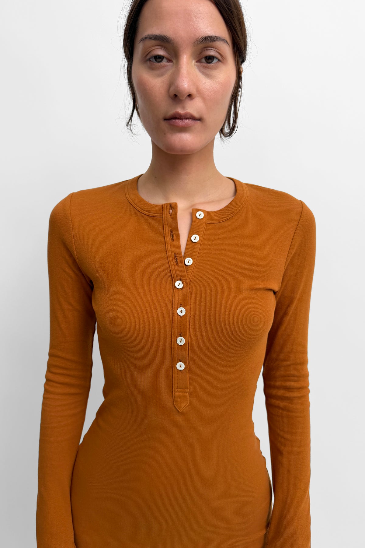 The Kiara Henley shirt dress