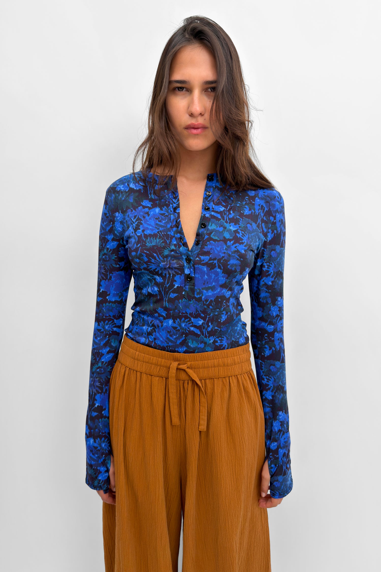 The Kiara Henley shirt top