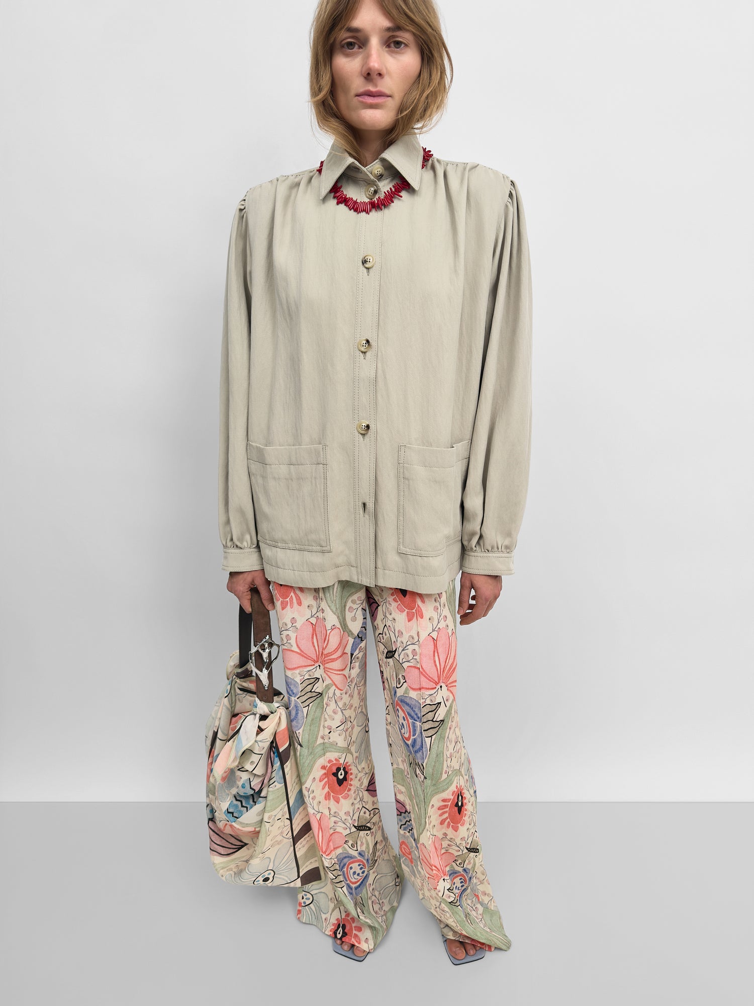 The Lauren tencel blouse jacket