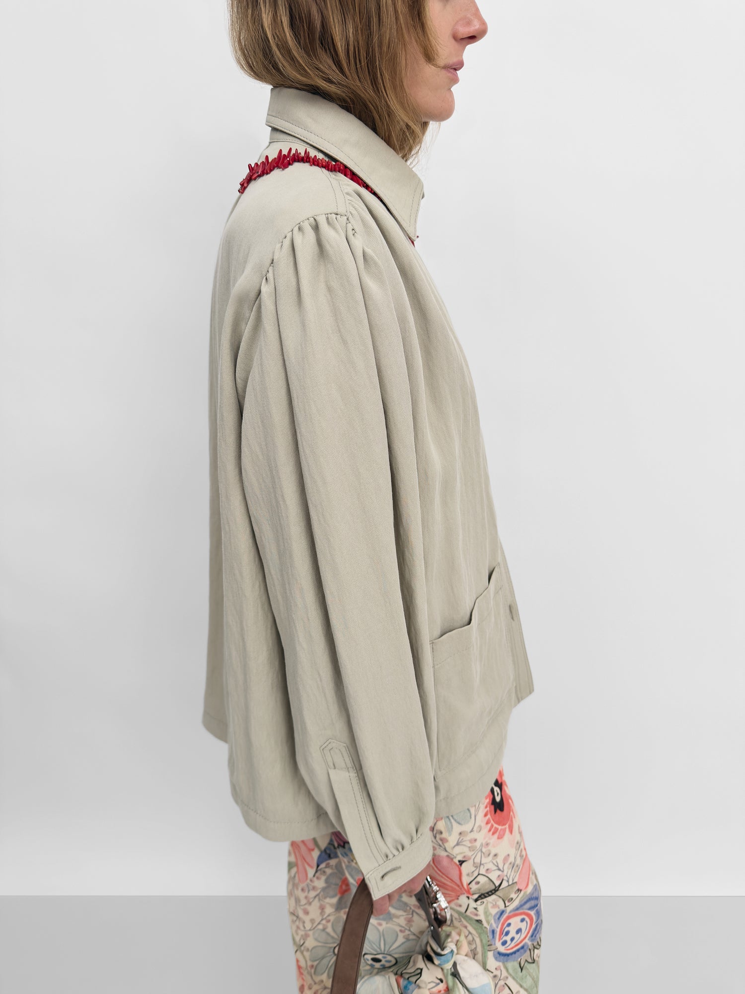 The Lauren tencel blouse jacket